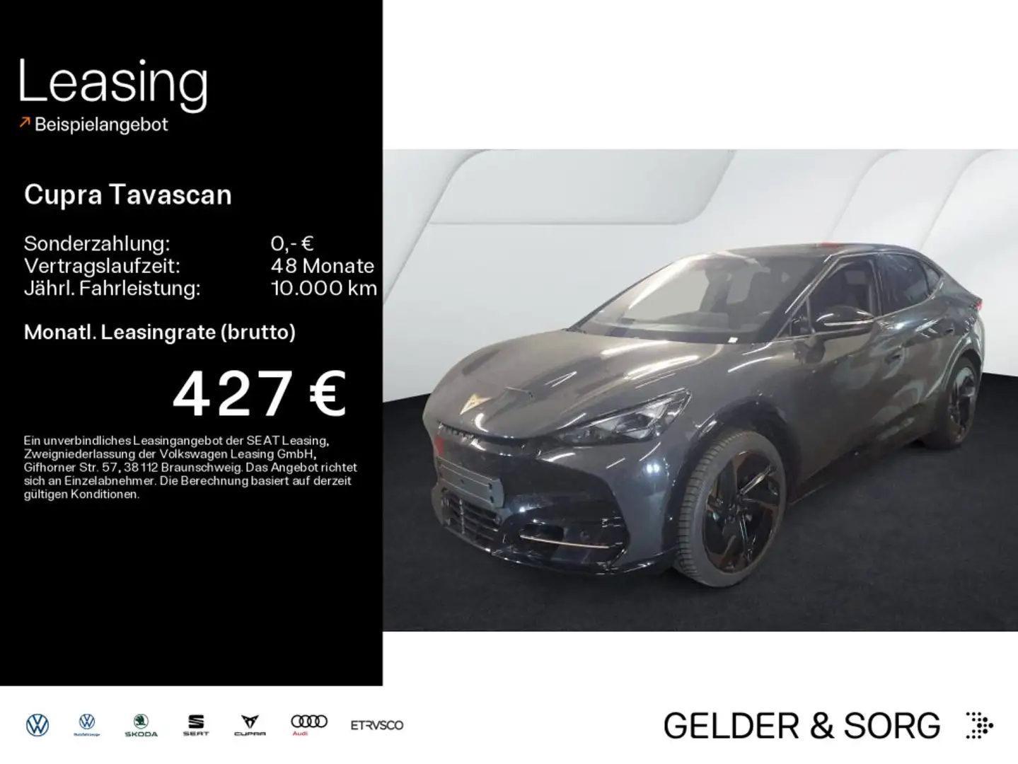 CUPRA Tavascan VZ Adrenaline Pano*360°*HuD*ACC*AHK*21Z Grau - 1