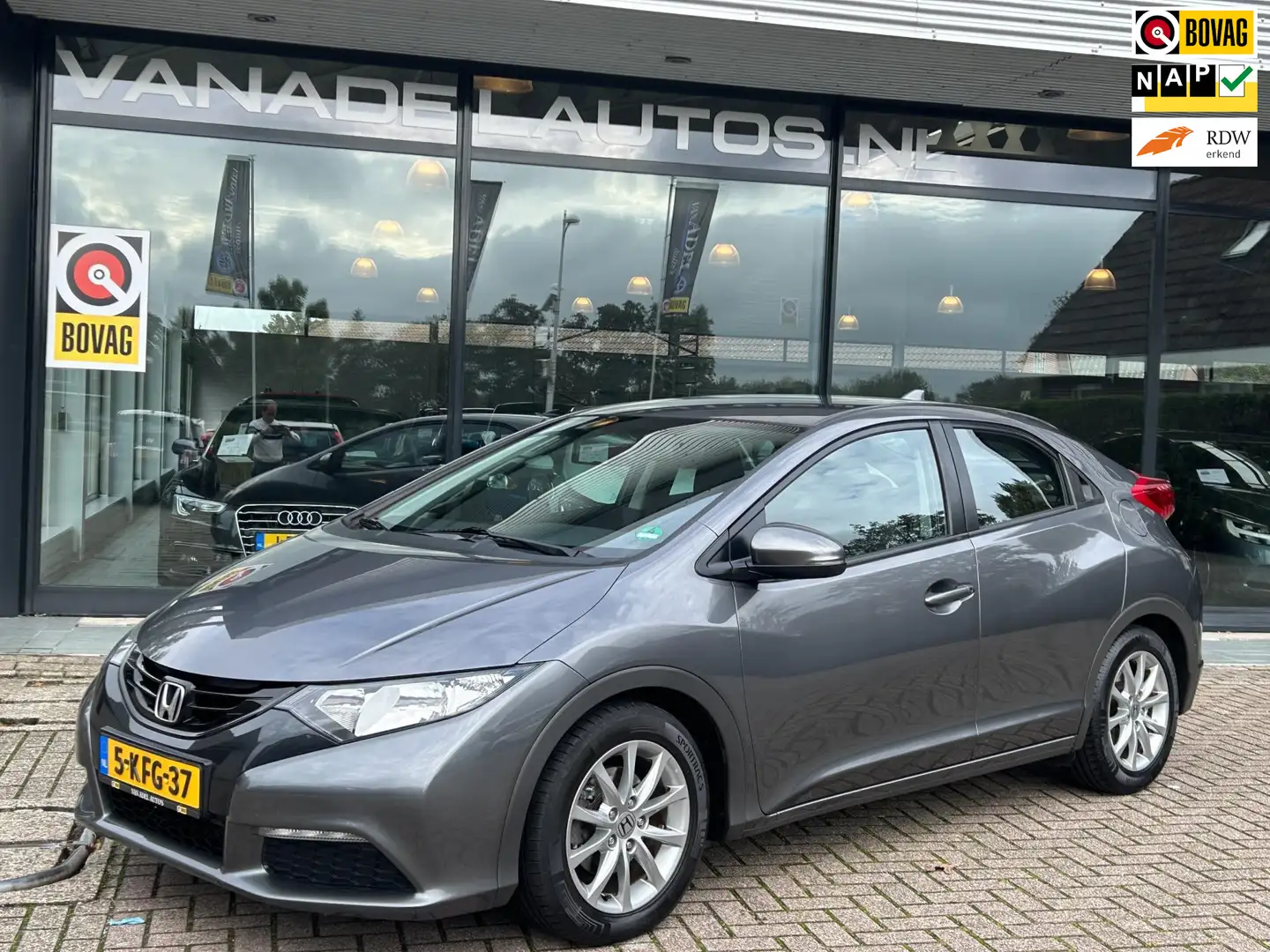 Honda Civic 1.4 Comfort 5Drs Clima LM-Velgen Trekhaak NAP NL-A Grau - 1