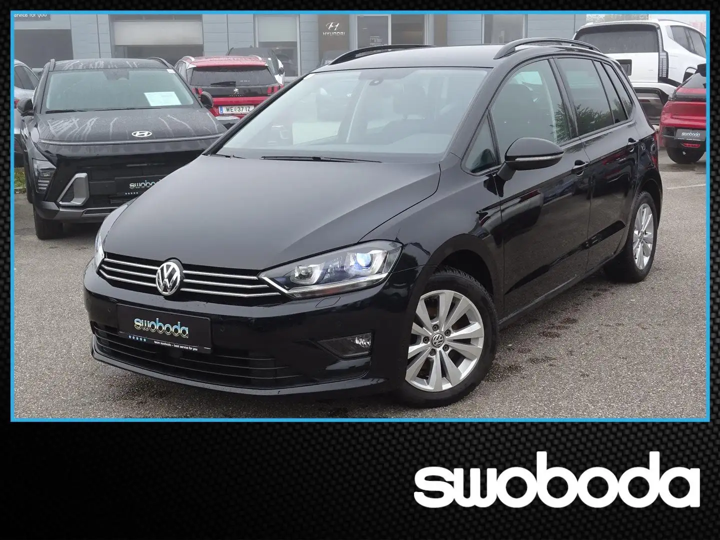 Volkswagen Golf Sportsvan Rabbit 1,6 BMT TDI DSG Noir - 1