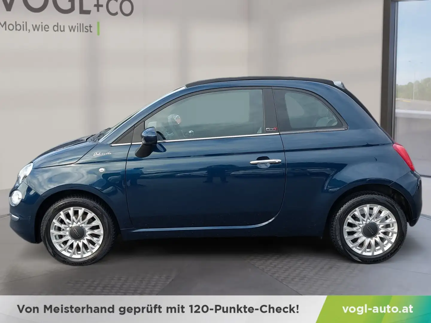 Fiat 500C FireFly Hybrid 70 Dolcevita Blau - 2