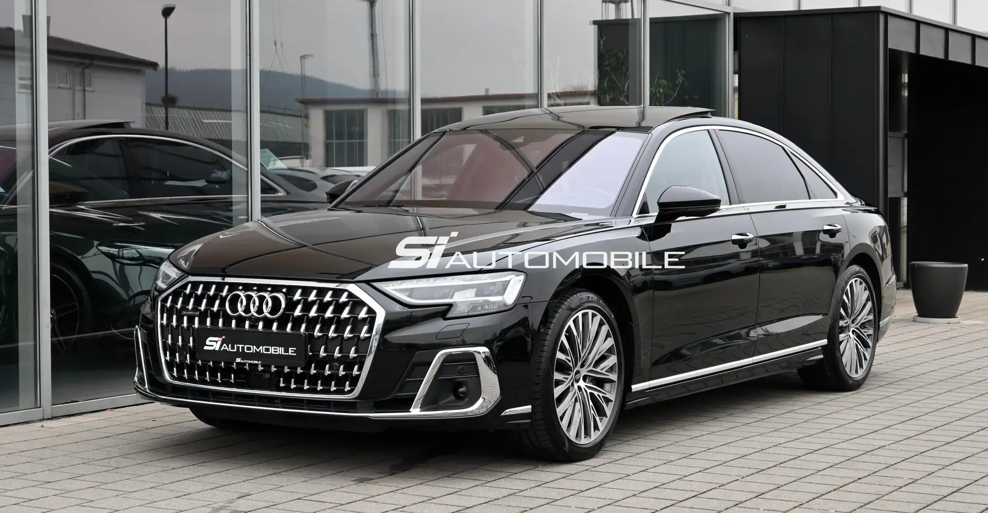 Audi A8 55 TFSI Lang qu. *UVP 147.946€*FOND-TV*PANO*STH Noir - 1