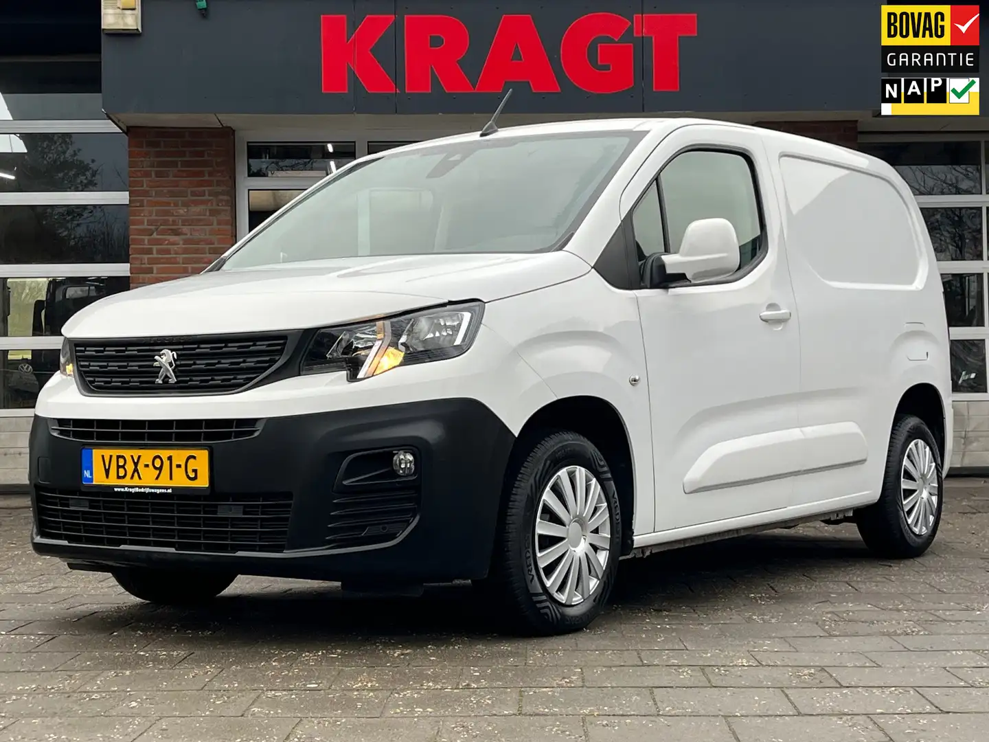 Peugeot Partner 1.5 BlueHDI Premium|EURO6|Navigatie|airconditionin Wit - 1