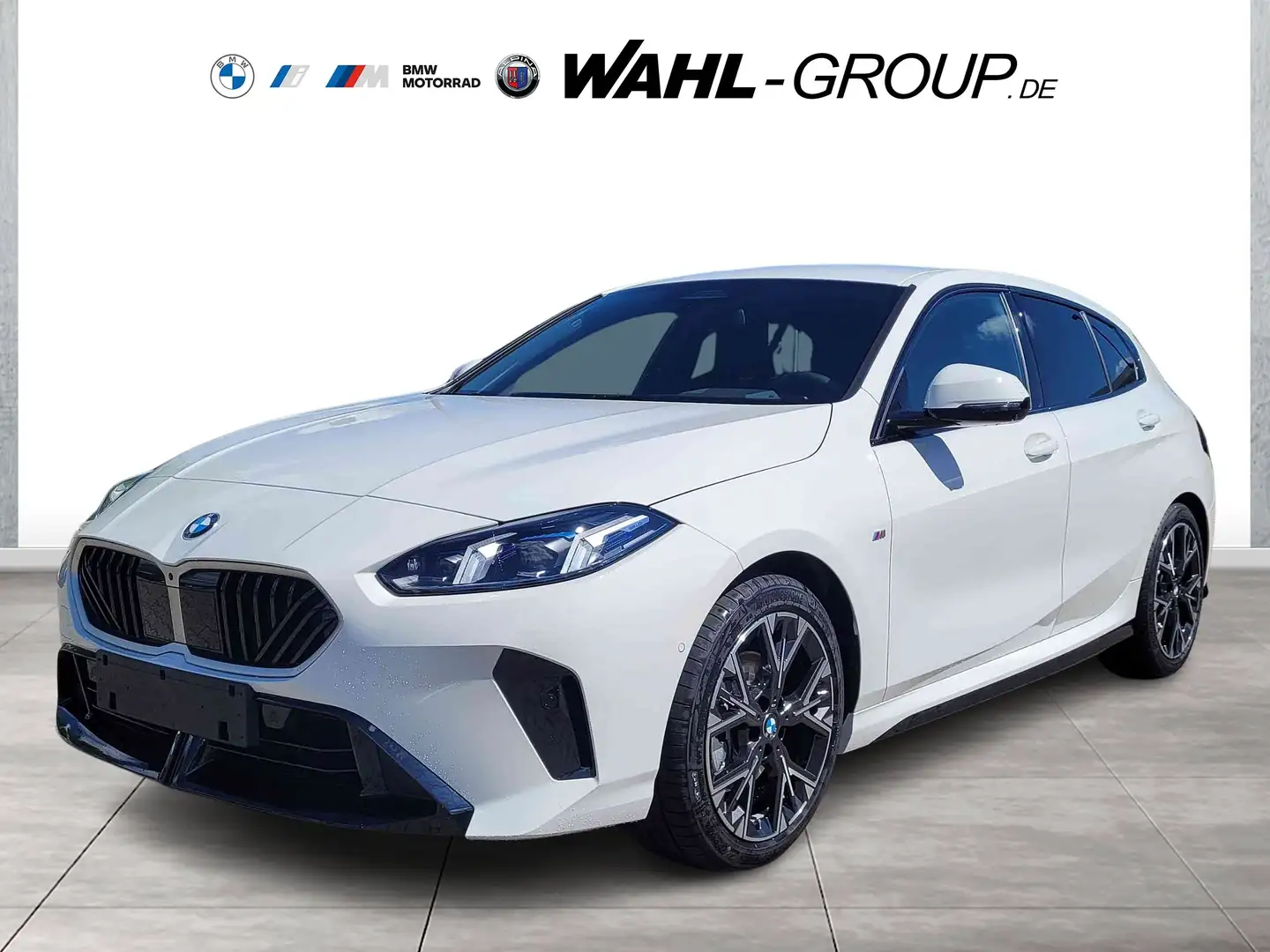 BMW 120 M Sport AHK LED Navi HarmanKardon Weiß - 1