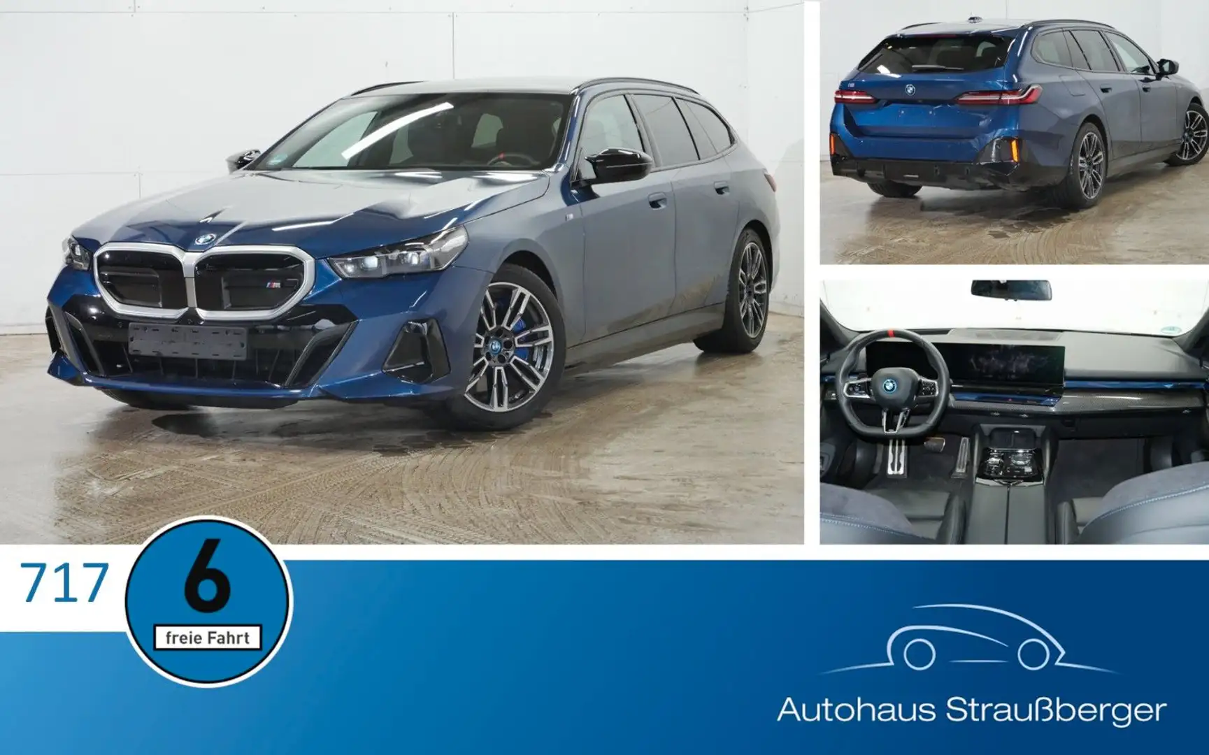 BMW i5 Touring M60 xDrive ACC PANO LRHZ 360° HuD LED Blau - 1