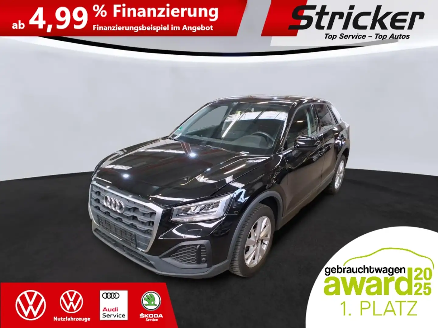 Audi Q2 35 1.5TFSI DSG 285,-ohne Anzahlung Kamera Sitzhei Schwarz - 2