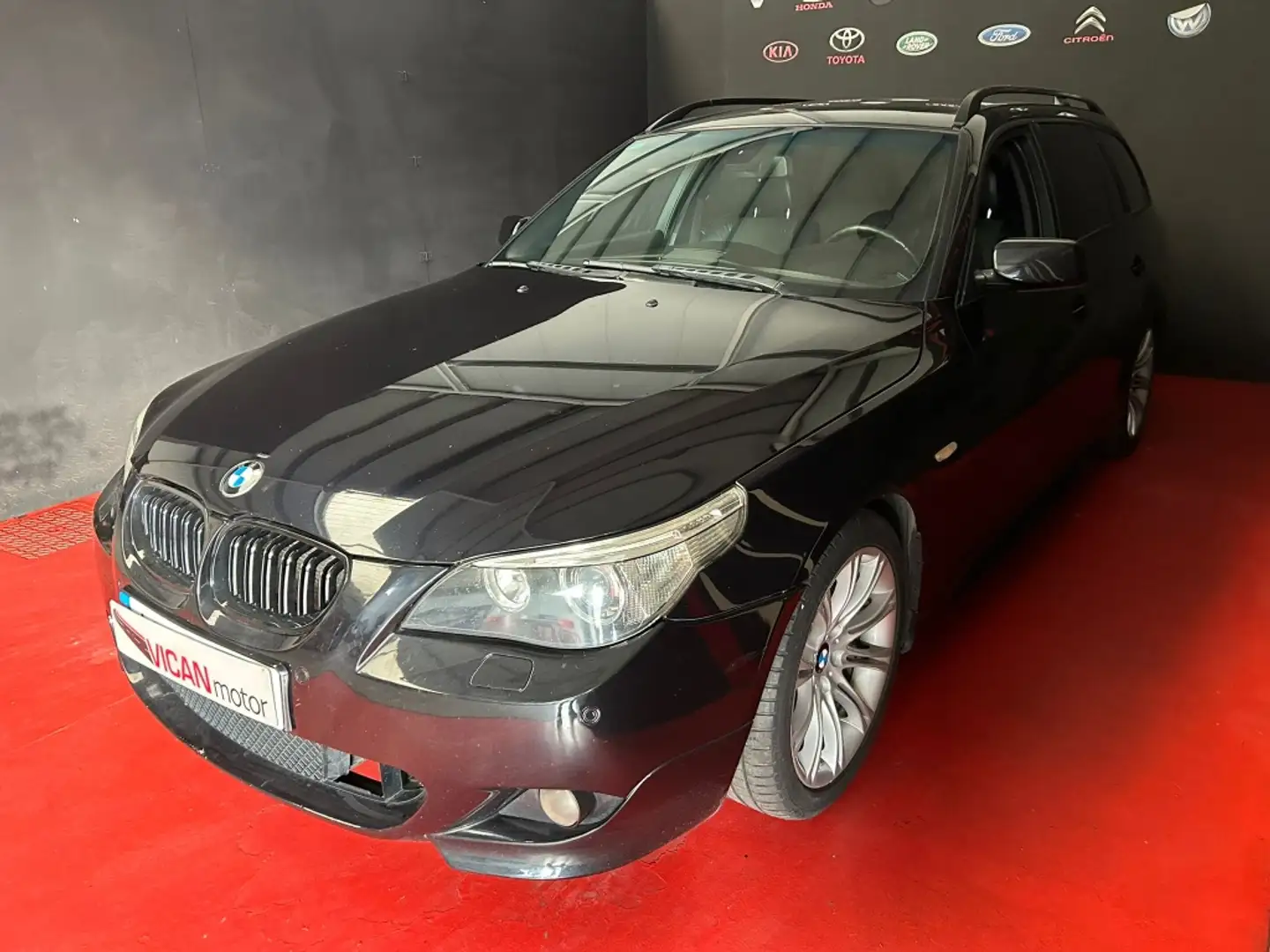 BMW 535 535dA Touring Bleu - 2
