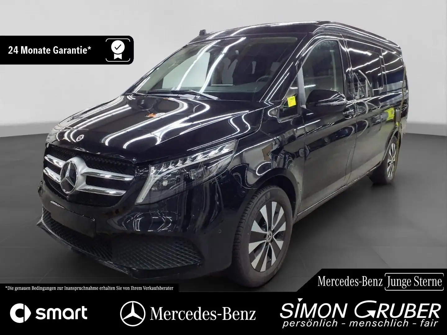 Mercedes-Benz V 300 d 4M Marco Polo Küche EASY-UP Glasdach AHK Schwarz - 1