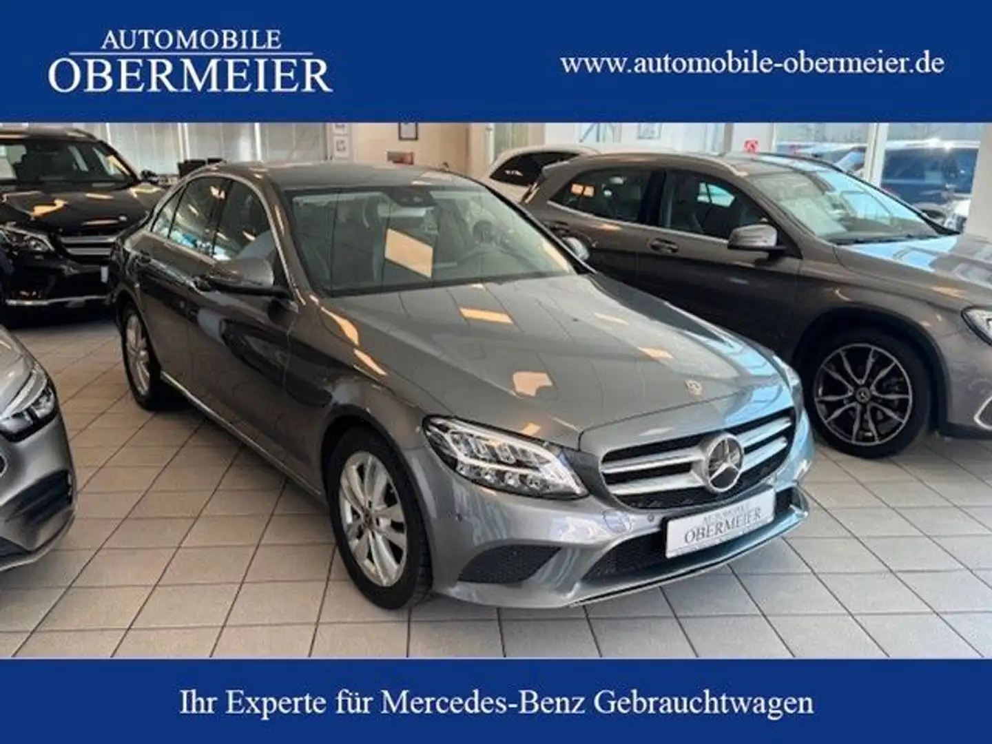 Mercedes-Benz C 180 Ava 9G-Tr. Rü-Ka DAB TWA LED SHZ CarPlay Grau - 1