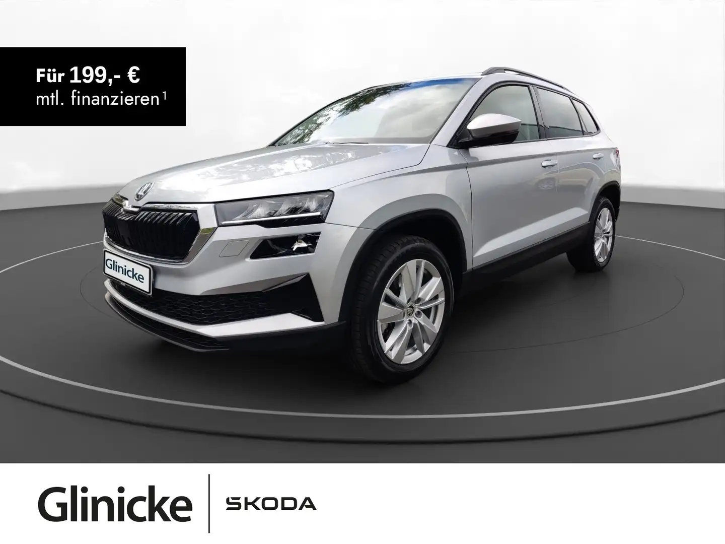 Skoda Karoq 1.5 TSI Selection DSG LED Navi Silber - 1