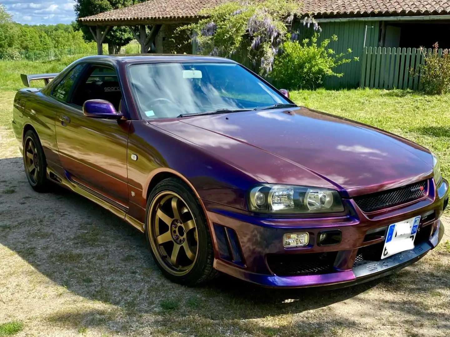 Nissan Skyline R34 GTT Alita Aérospec Fioletowy - 1