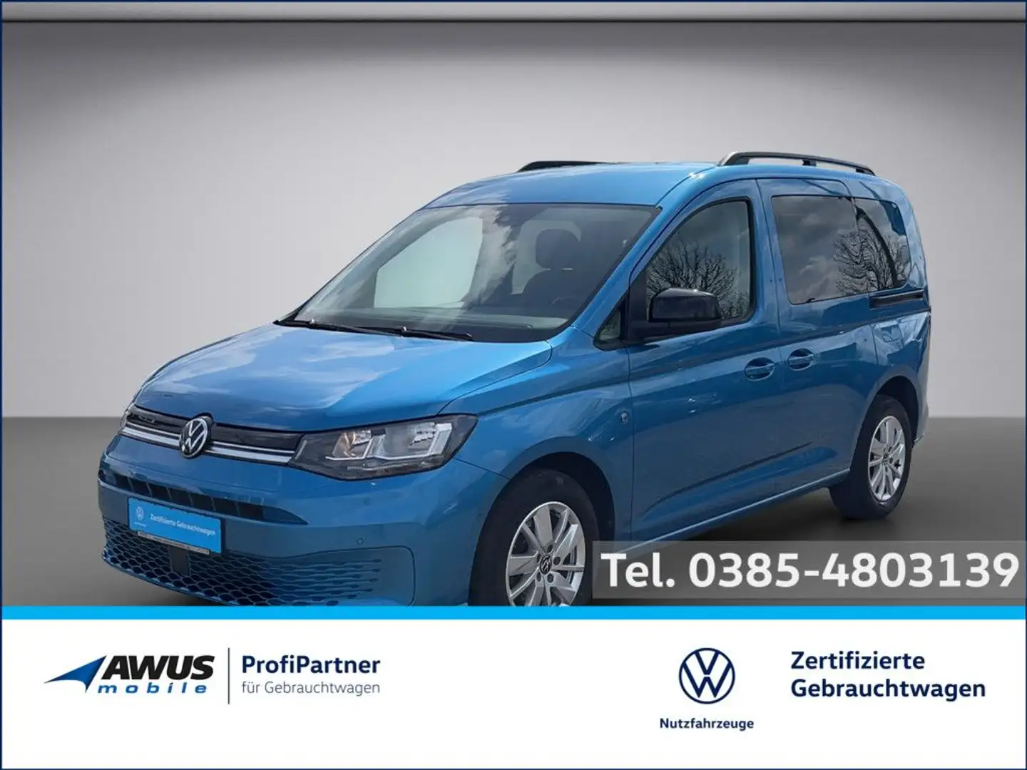 Volkswagen Caddy Kombi Life 2.0TDI 90KW DSG Blauw - 1