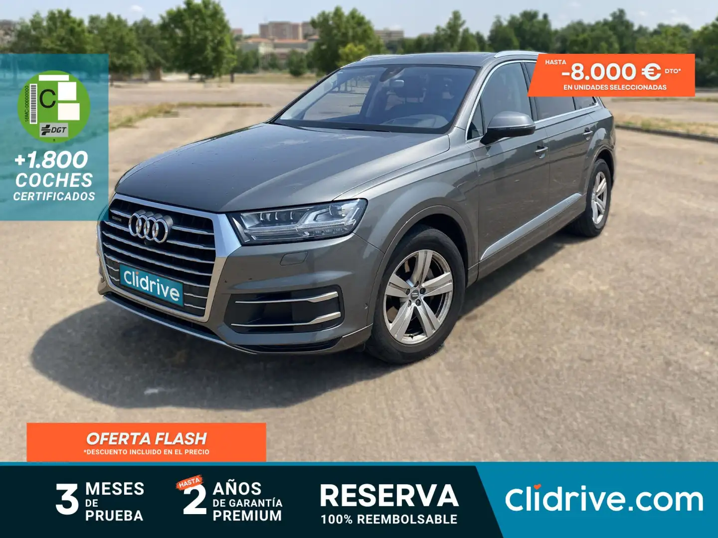 Audi Q7 3.0 TFSI Ambiente Tiptronic Gris - 1