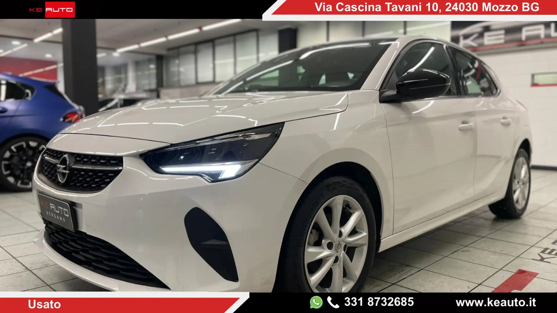 Opel Corsa Corsa VI 1.2 Elegance 75 cv Bianco - 1