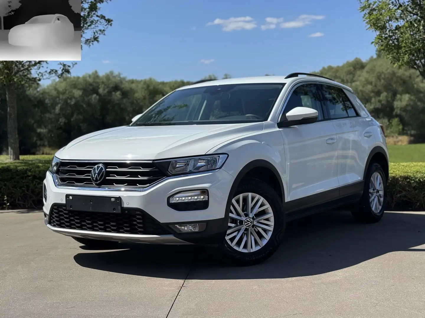 Volkswagen T-Roc 1.0 TSI ACTIVE / PDC / APP / AIRCO Blanc - 1