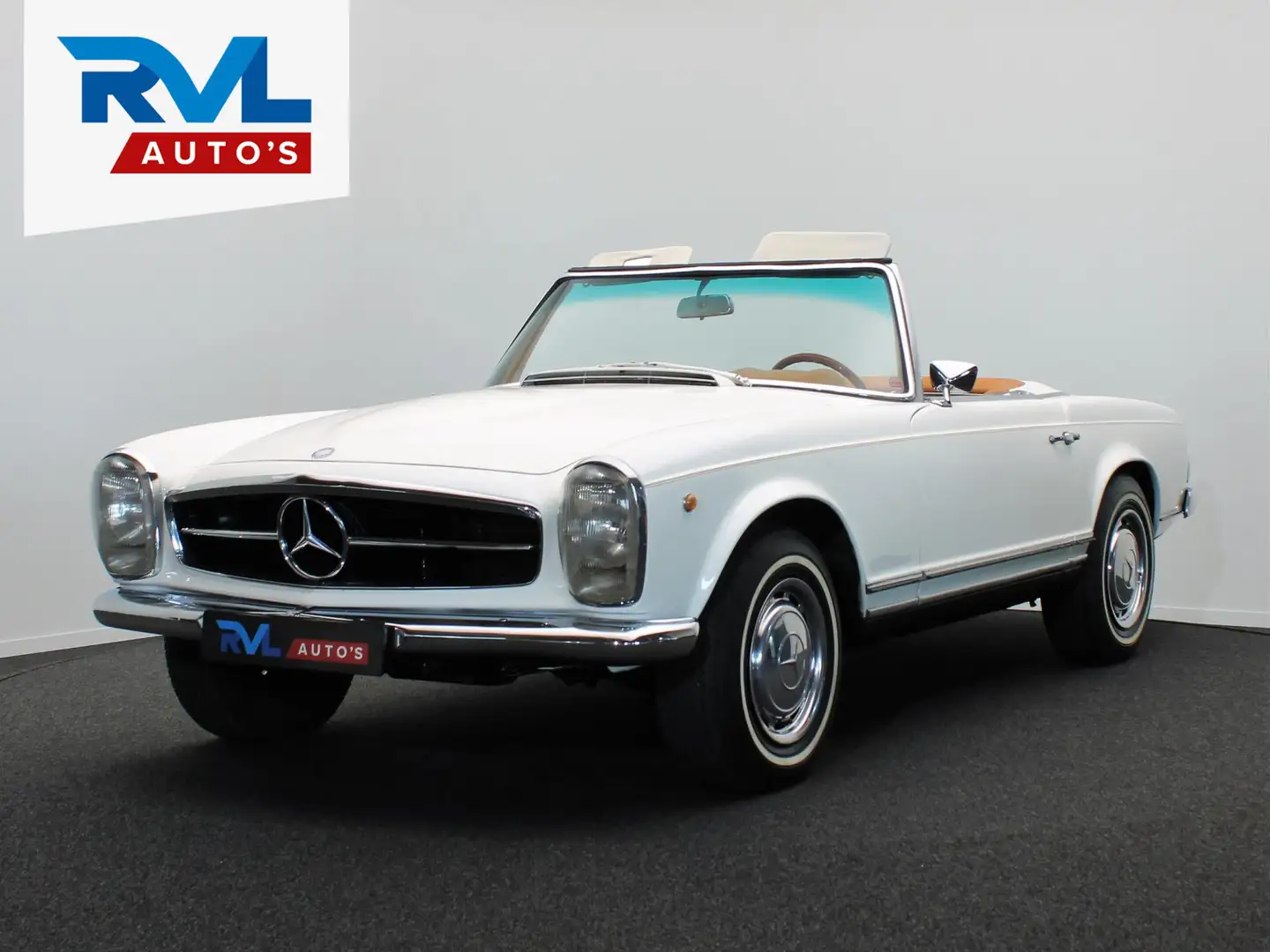 Mercedes-Benz SL 230 230SL Pagode * EUROPEAN MODEL* 3 zits 1967 W113 NL Weiß - 1