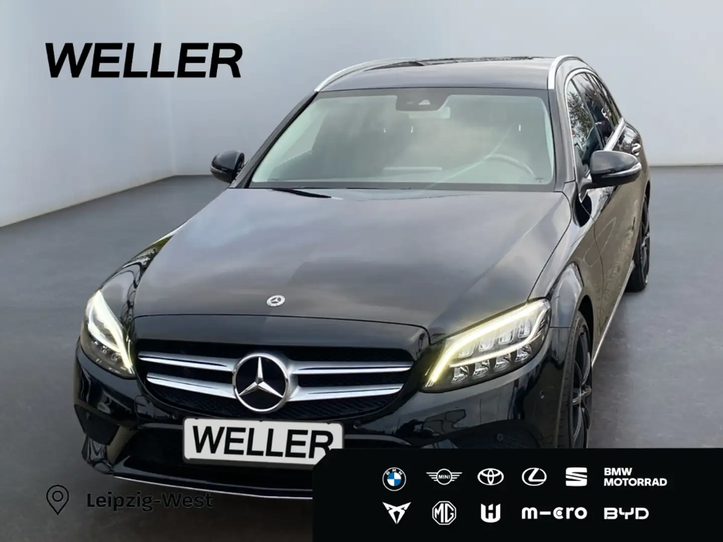 Mercedes-Benz C 300 T 9G *LED*AHK*DISTR*Luftfeder*el Sitze*CAM* Schwarz - 1