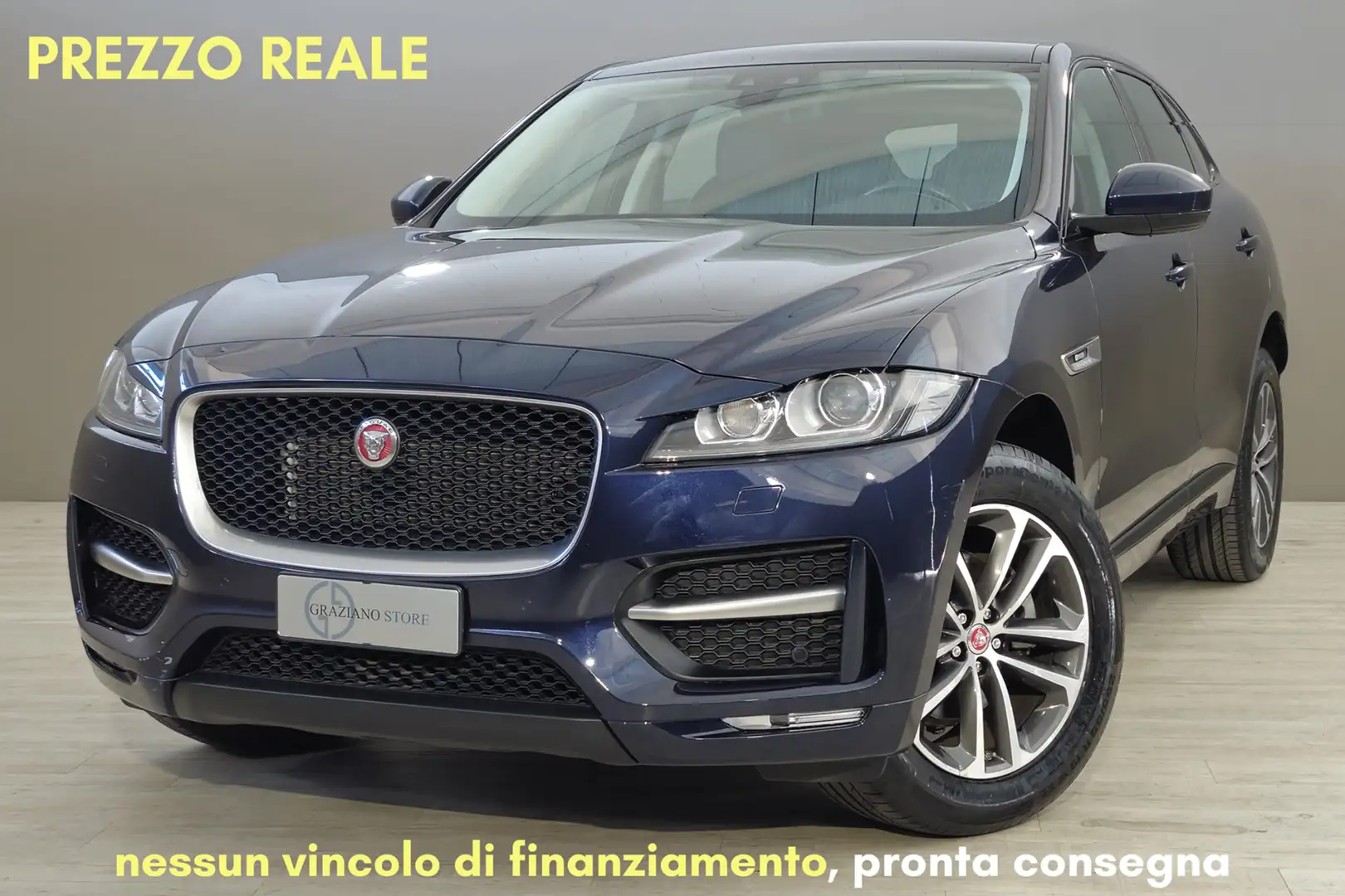 Jaguar F-Pace 2.0 D 180 CV AWD aut. R-Sport Blu/Azzurro - 1