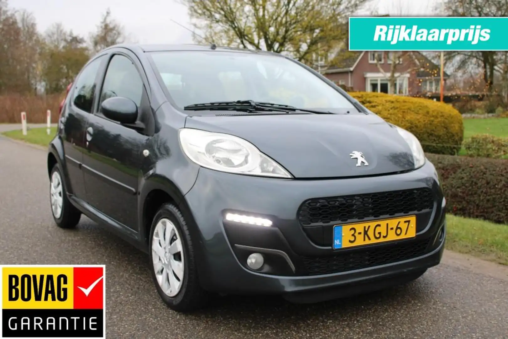Peugeot 107 1.0 68pk Active 5-drs Airco/AUX/Elek ramen/Premium Gris - 1
