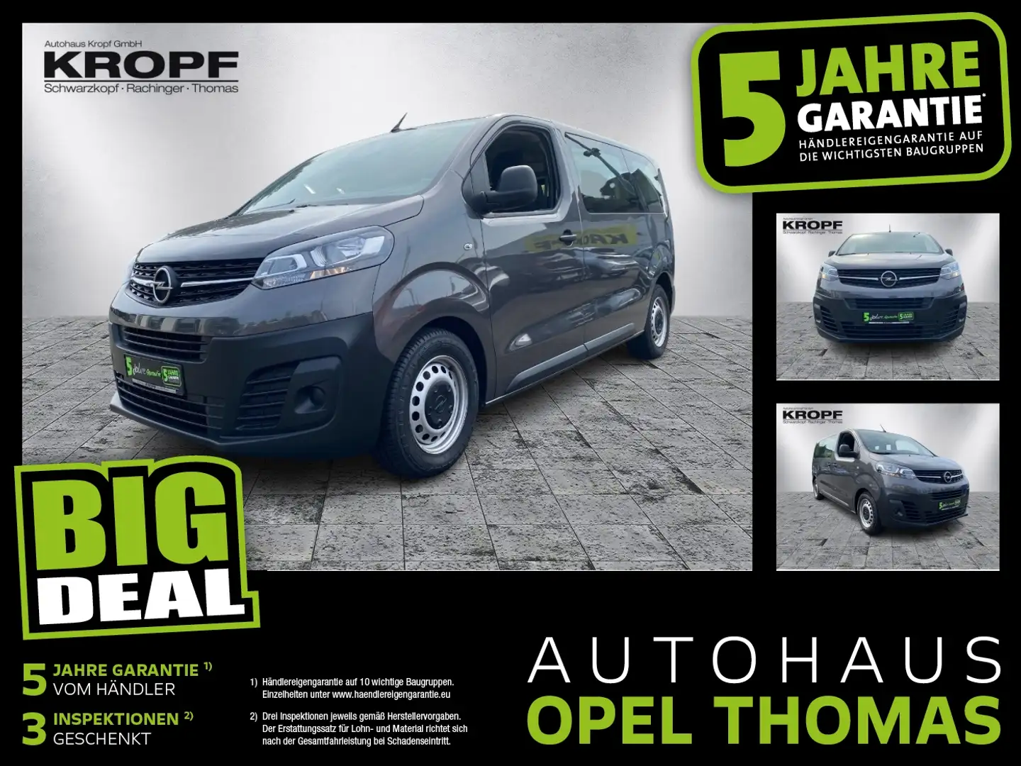 Opel Vivaro Kombi (L2) 1.5 D S (L1) L2 +KAM PDC Grau - 1