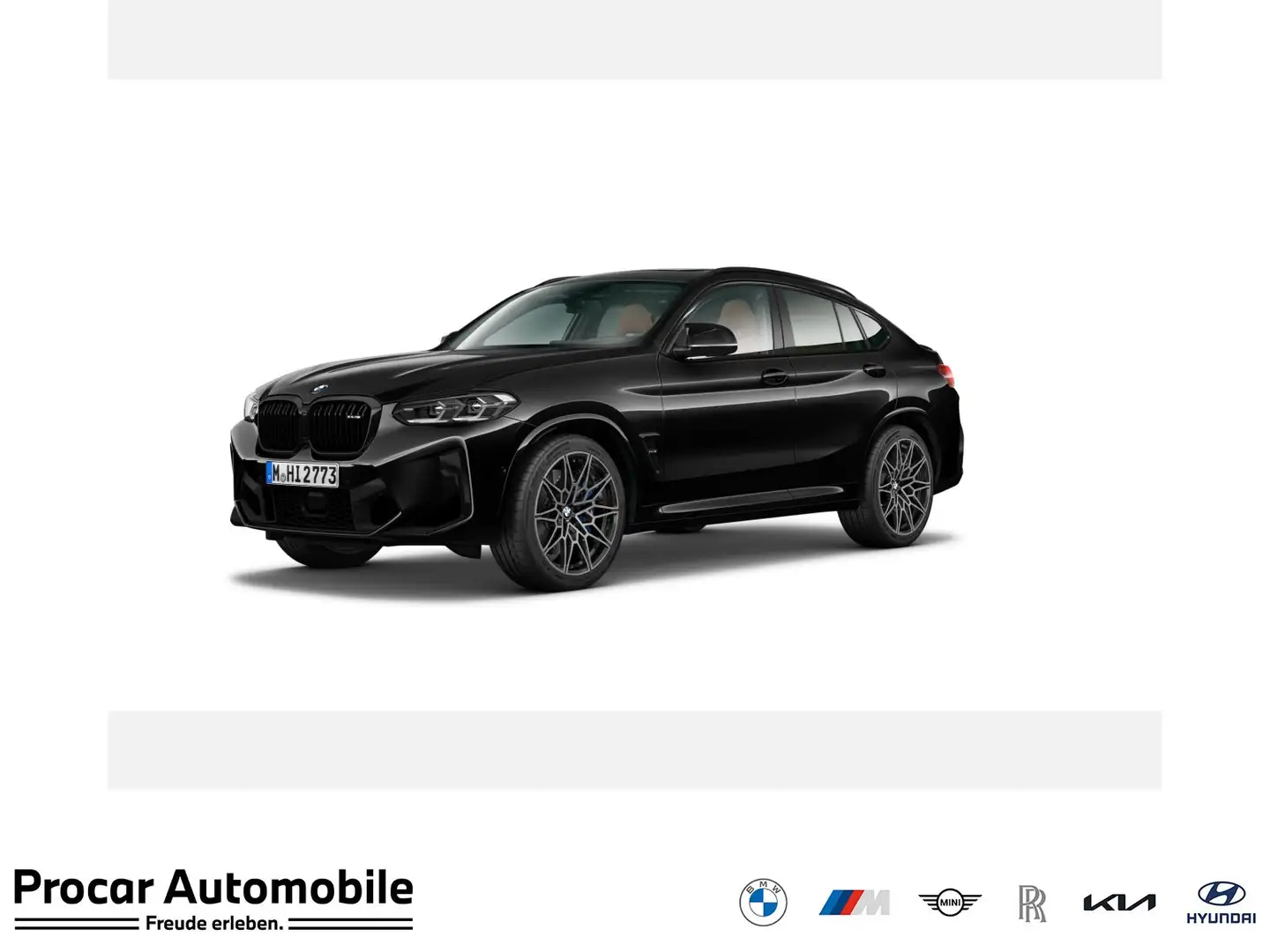 BMW X4 M Competition 699€ Leasingrate DA Prof HuD HK Noir - 1