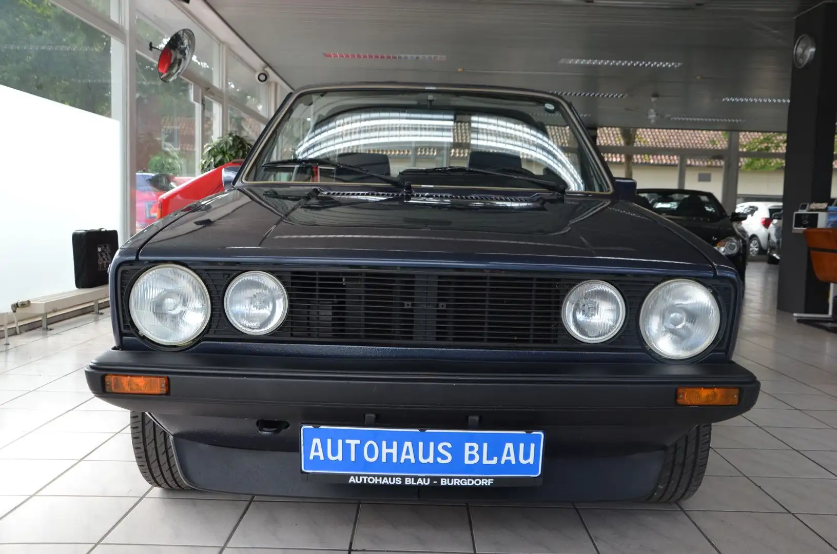Volkswagen Golf 1 Cabrio *H-KENNZEICHEN*TÜV NEU*ORIGINAL* Bleu - 2