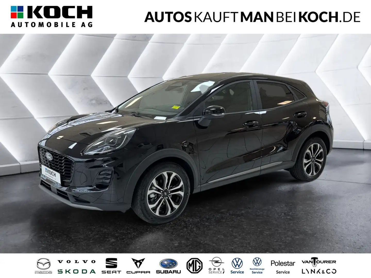 Ford Puma 1.0 EcoBoost Titanium AT LED Navi Temp.LM. Zwart - 1