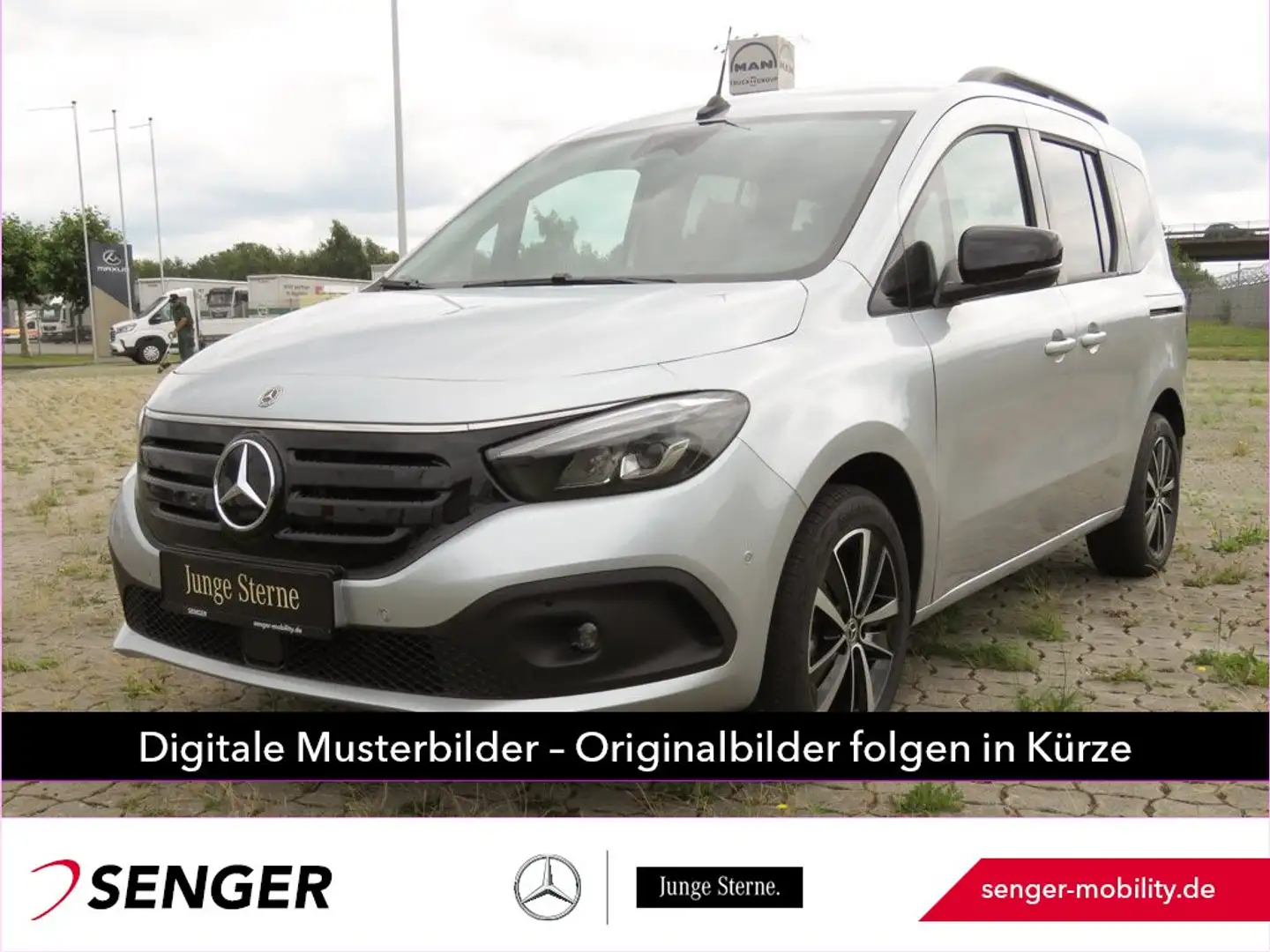 Mercedes-Benz EQT 200 MBUX LED Kamera KeylessGo 75-KW-DC-LADEN Argintiu - 1