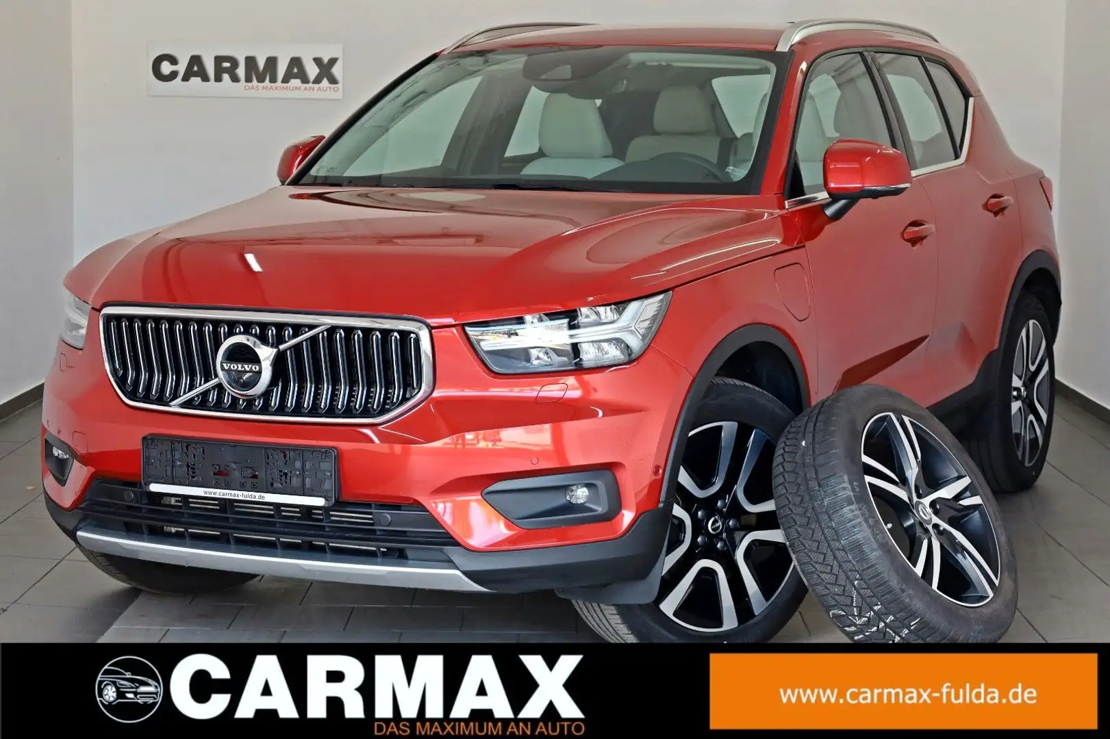 Volvo XC40 Inscription T5,Leder,Navi,SH,360Kamera +WR Rot - 1