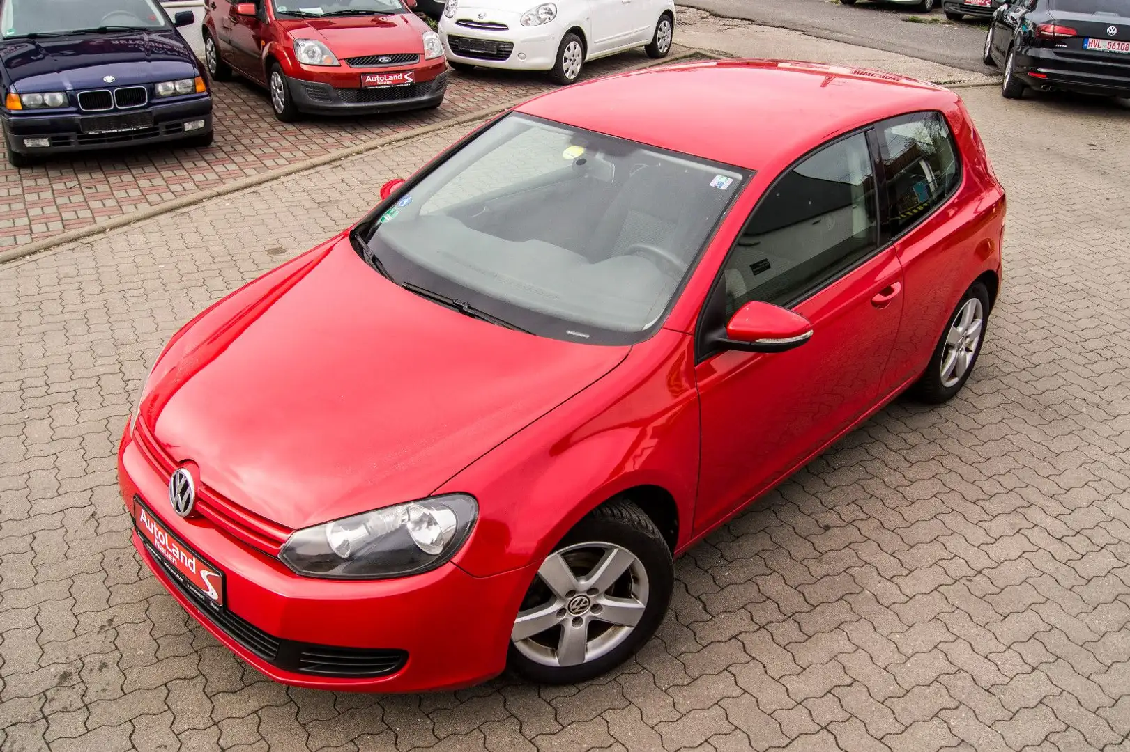 Volkswagen Golf 1.4 Edition+Klima+TUV+NR69 Rood - 1