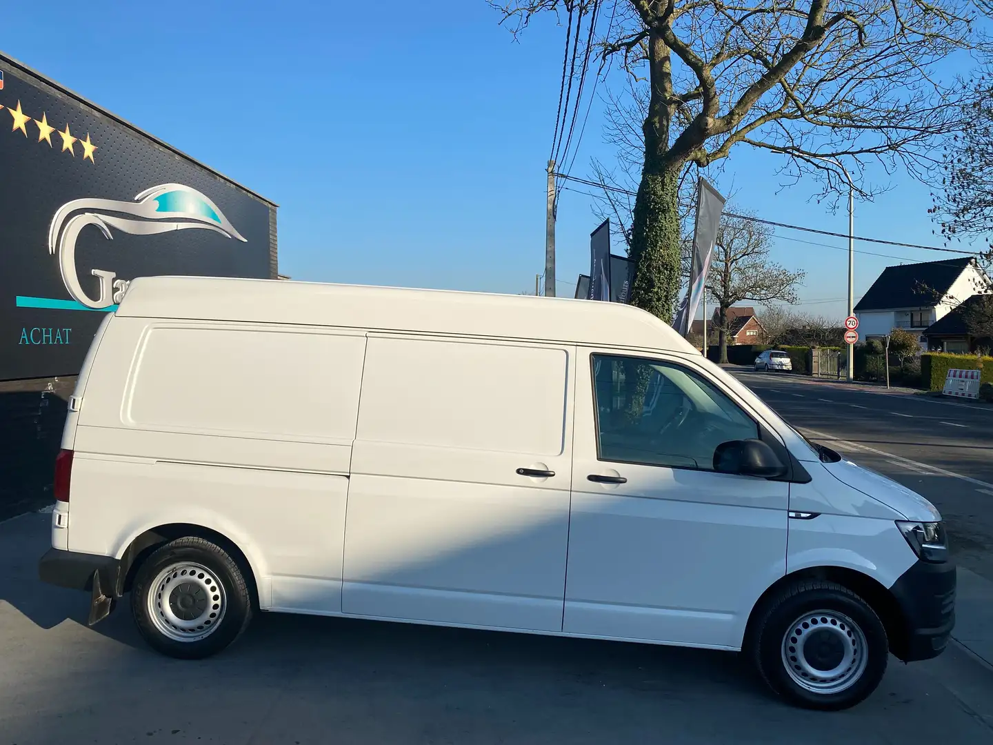 Volkswagen T6 Transporter 2.0 TDi - ! L2H2 ! - 1er Propr. - 3 Places - Eu6 Blanc - 2