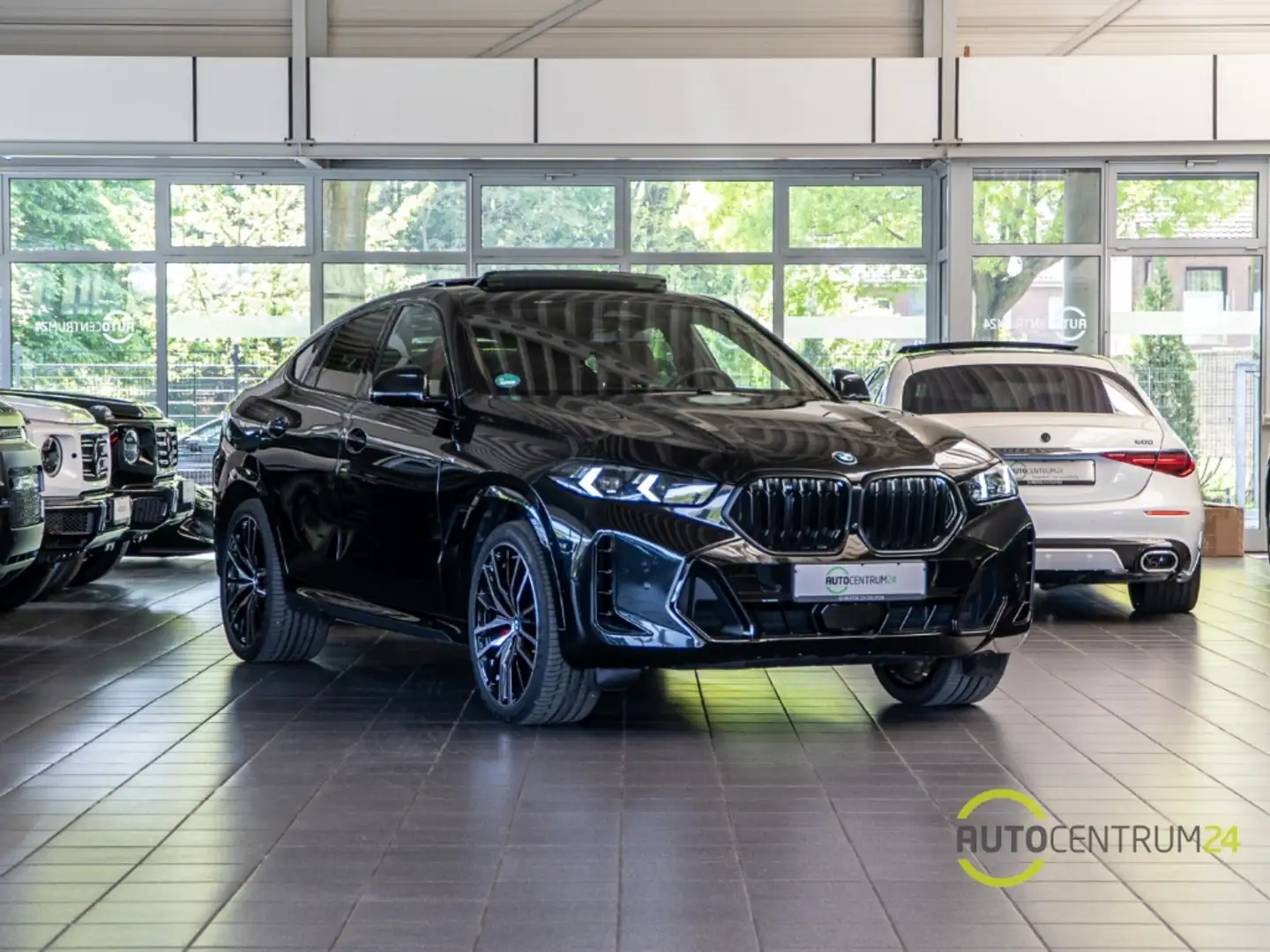 BMW X6 30d M Sport Sky Memo AHK Luft HUD Carbon Negru - 1