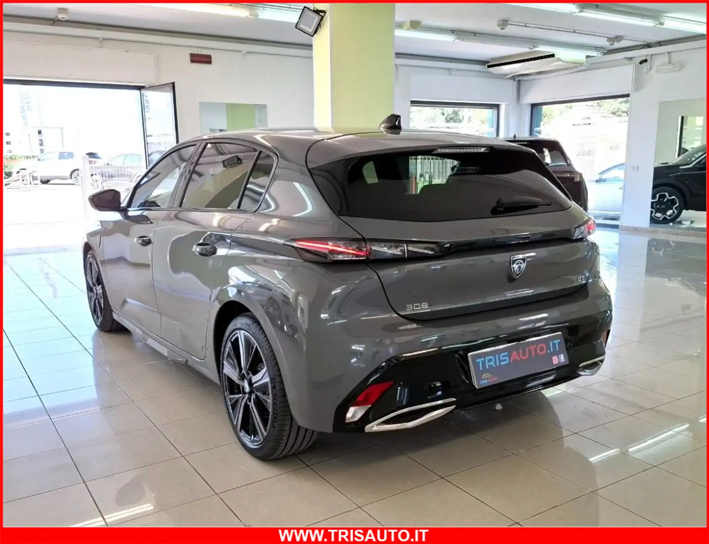 Peugeot 308 1.5 Bluehdi Eat8 GT NEOPATENTATI (MATRIX+PELLE) Grigio - 2