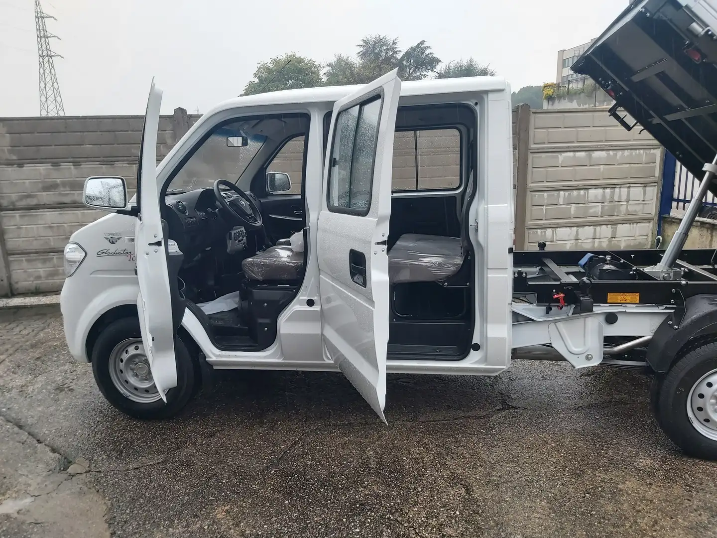 Giotti Victoria Gladiator top cabina doppia cassone ribaltabile trilaterale Weiß - 2