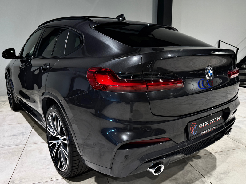 BMW X4 2.0dAS 190CV X-DRiVE !! PACK M" + SHADOW  !! H&K CAMERA 360° NAVi PANO CUiR JA21"++ — photo 2