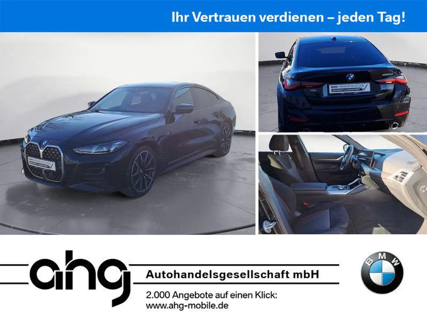 BMW 420 M Sportpaket Sport Aut. Schwarz - 1
