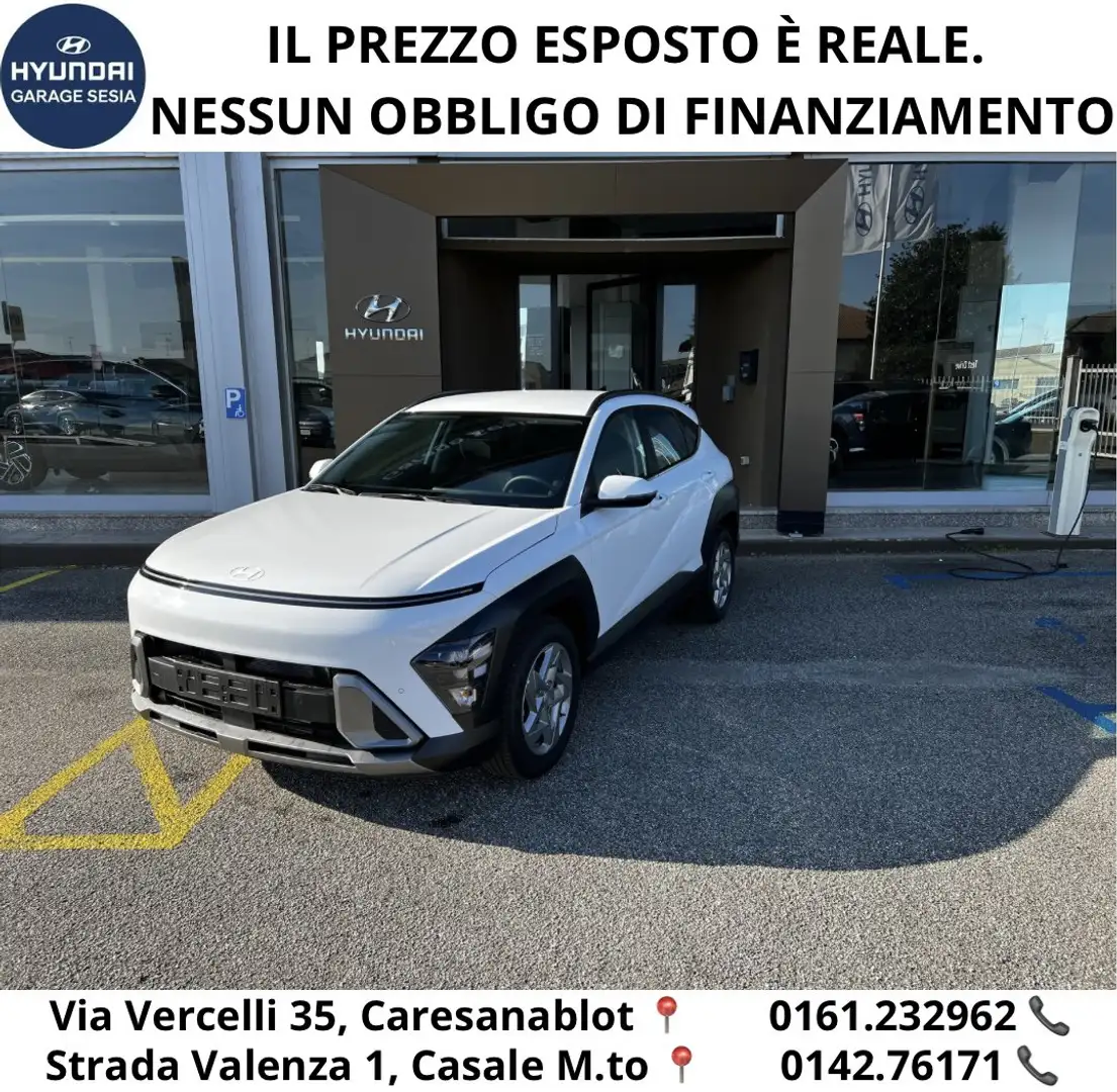 Hyundai KONA Kona 1.0 T-GDI Business Bianco - 1