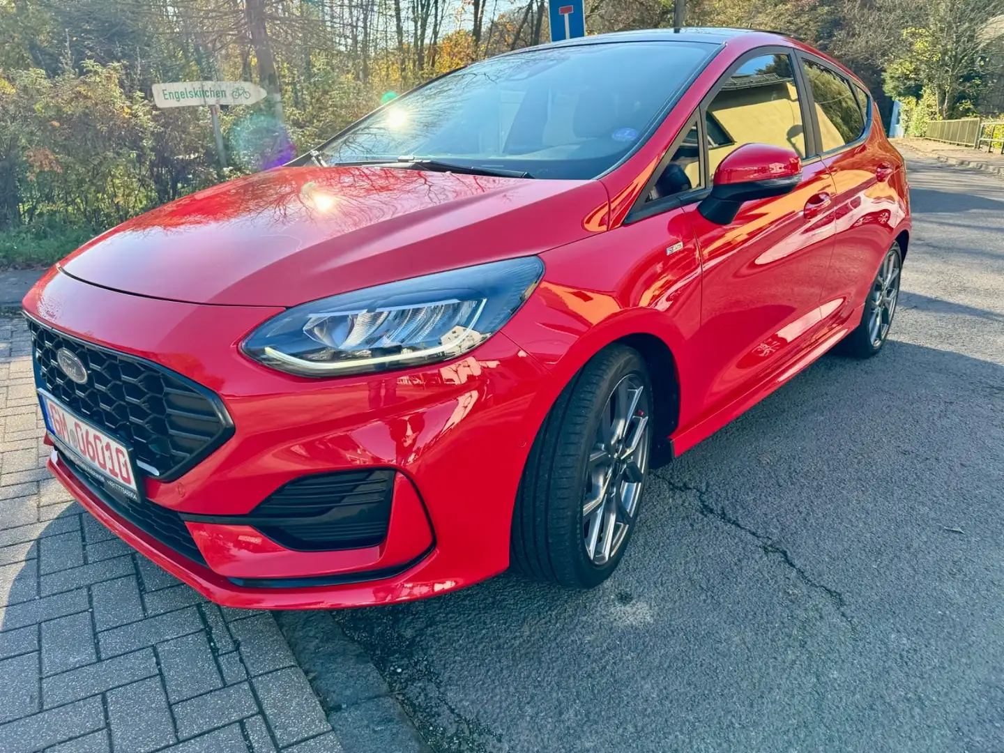 Ford Fiesta ST-Line X Aut.PanoramNaviKameraLedAcc Rouge - 2