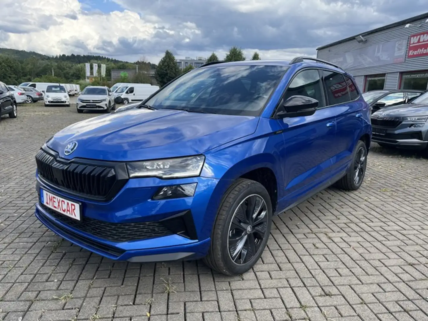 Skoda Karoq 1.5 TSI DSG Sportline + PDC V+H + Kamera + + 18 Zo Azul - 1