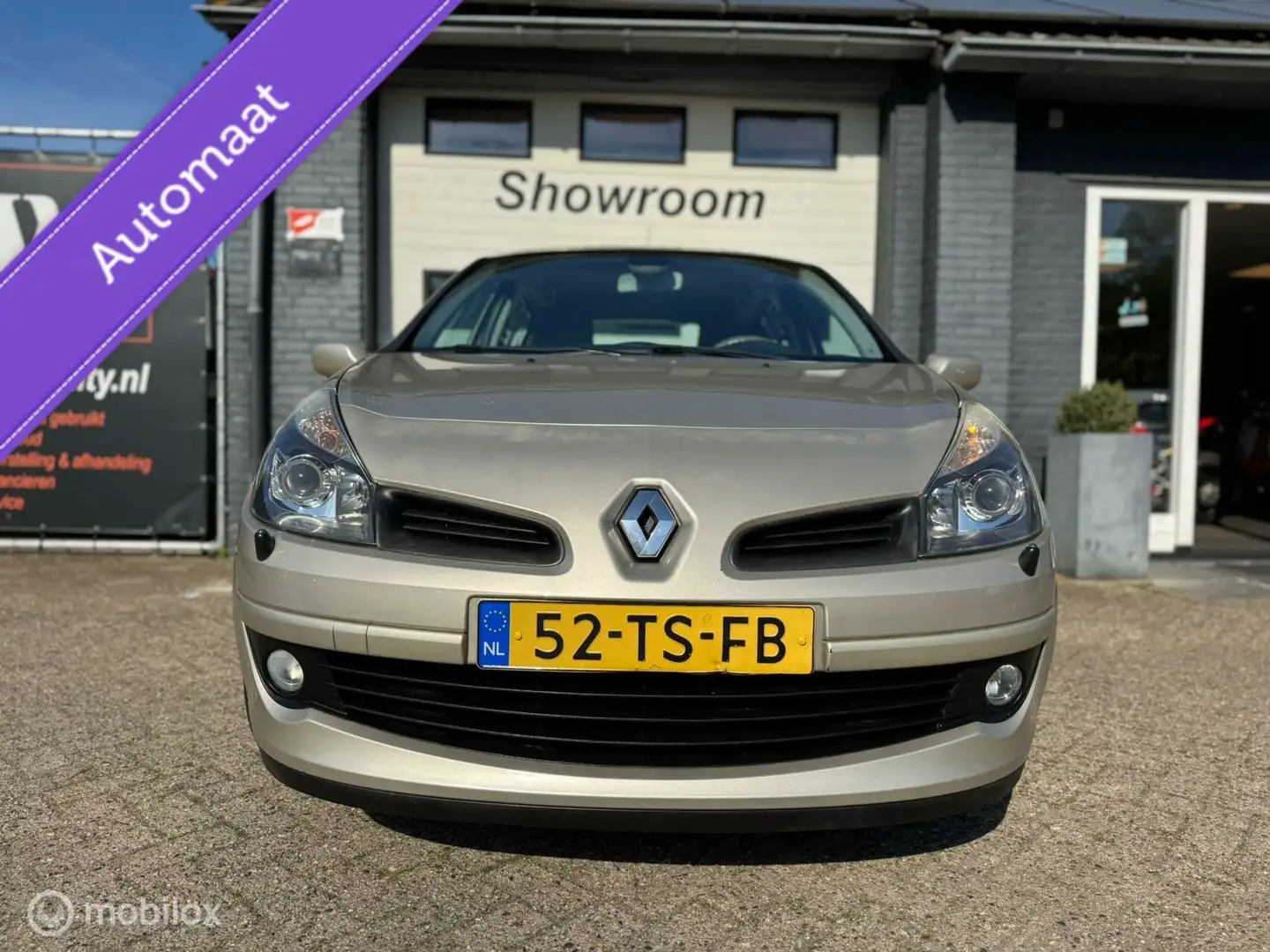 Renault Clio 1.6-16V Privilège Automaat, leder, airco Beige - 2