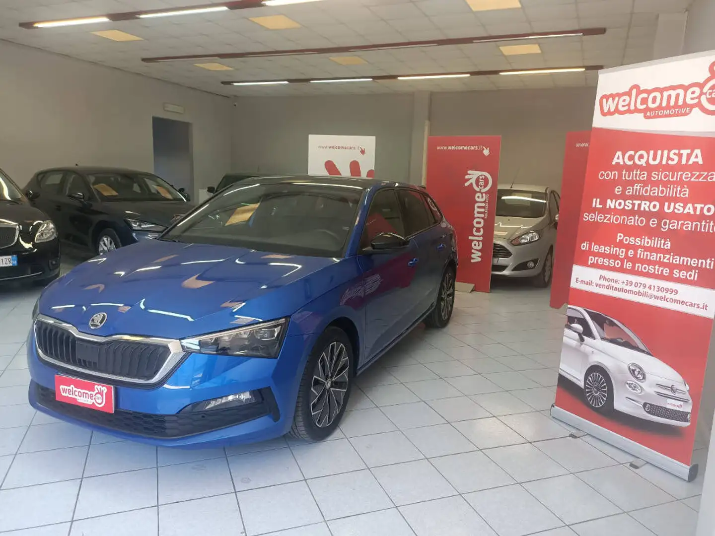 Skoda Scala 1.0 tsi Ambition 115cv Bleu - 1