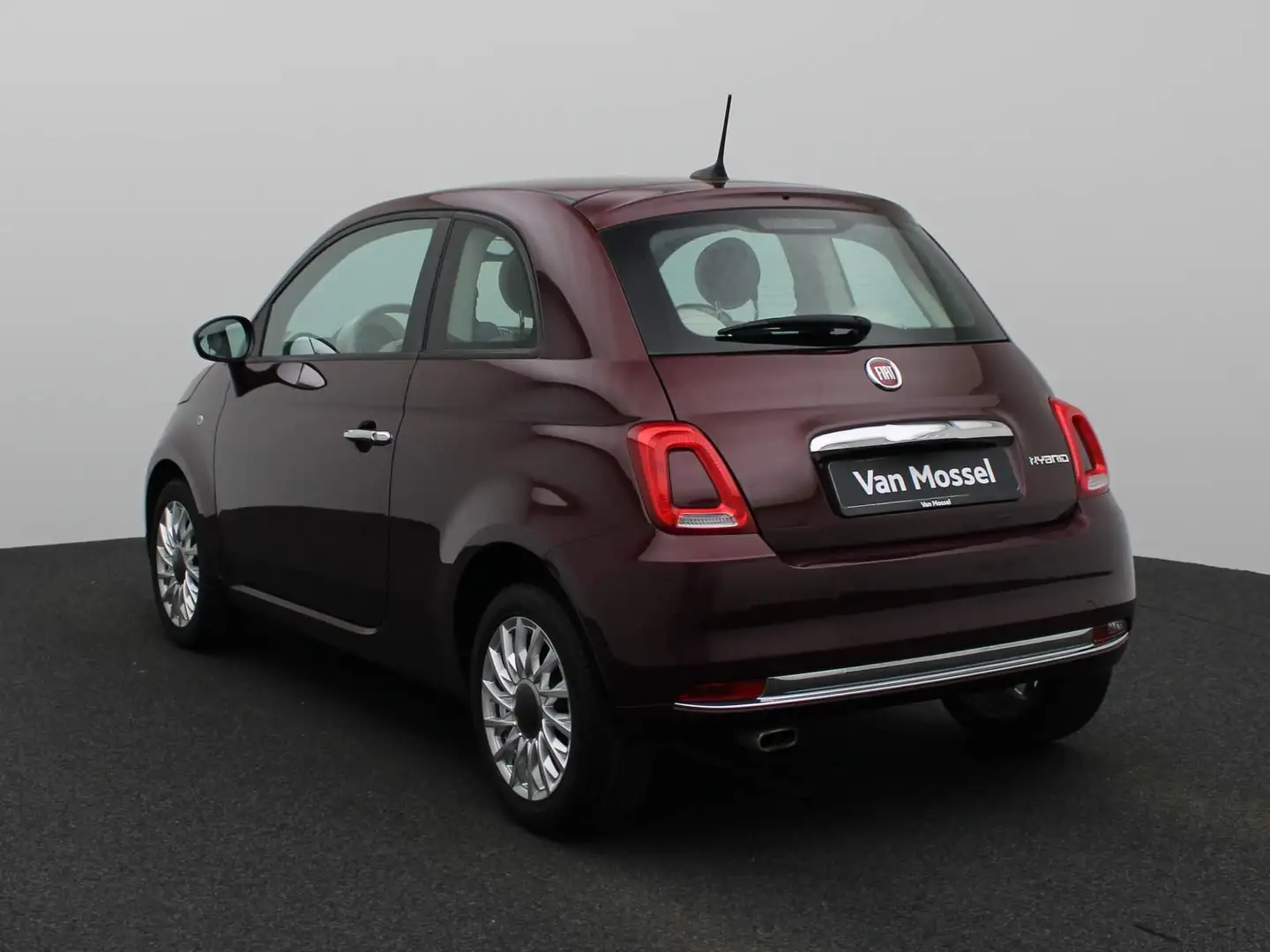 Fiat 500 1.0 Hybrid Lounge / Airco / Carplay-Android / Rouge - 2