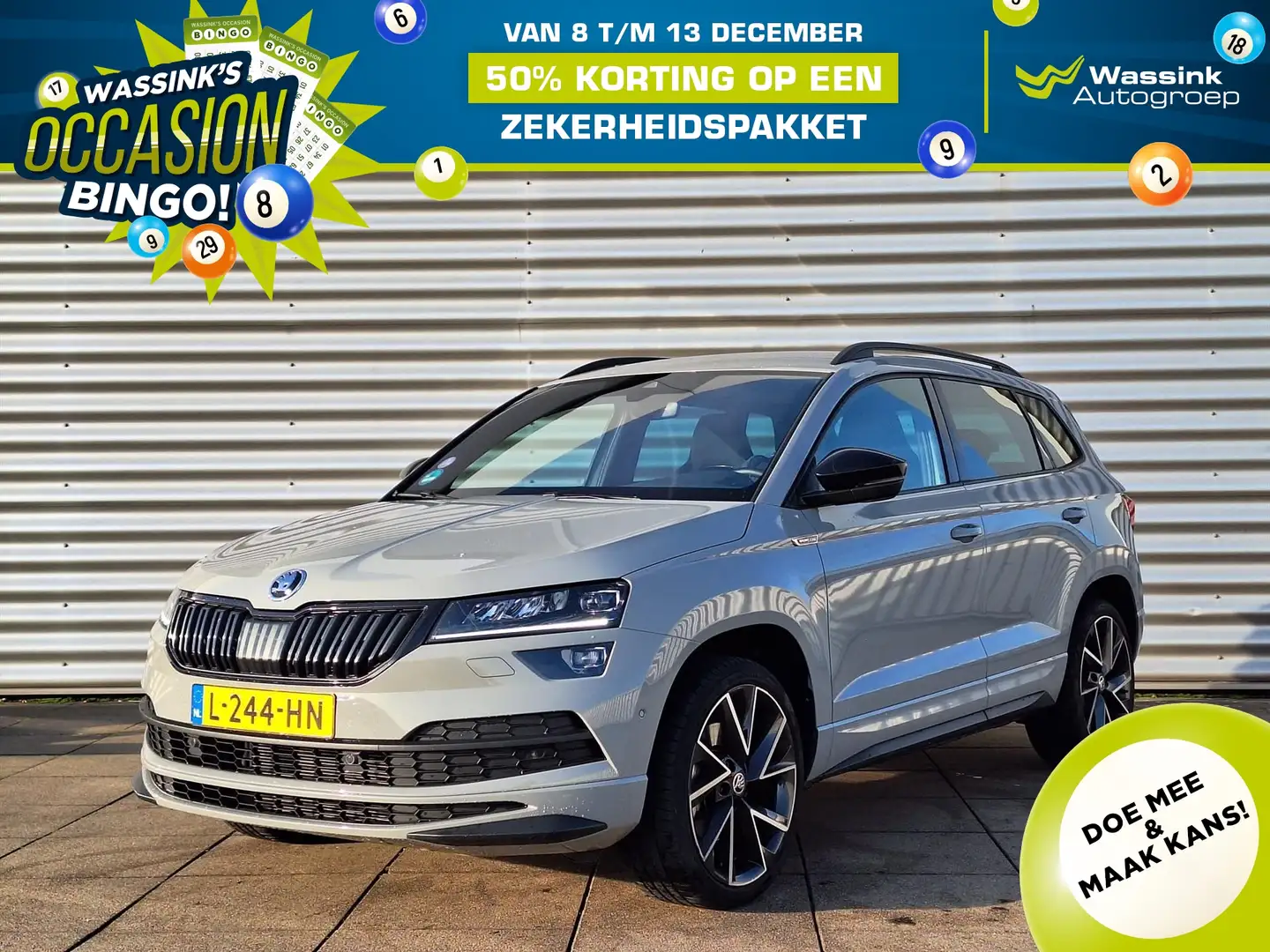 Skoda Karoq 1.5 TSI ACT Greentech 150pk Sportline Business I A Grijs - 1
