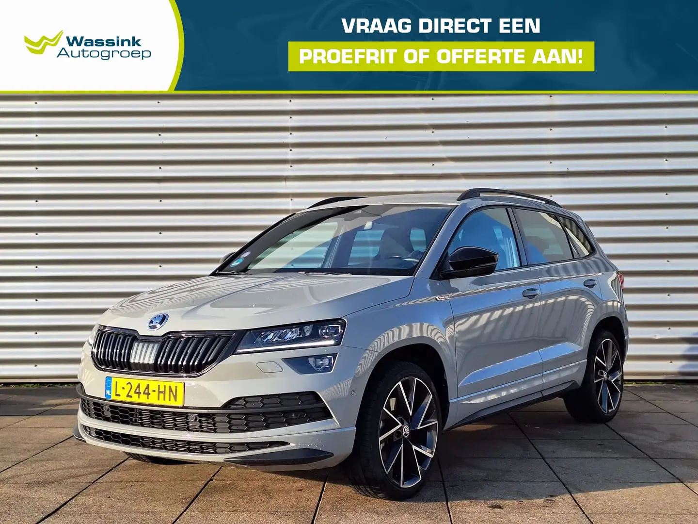 Skoda Karoq 1.5 TSI ACT Greentech 150pk Sportline Business I A Gris - 1