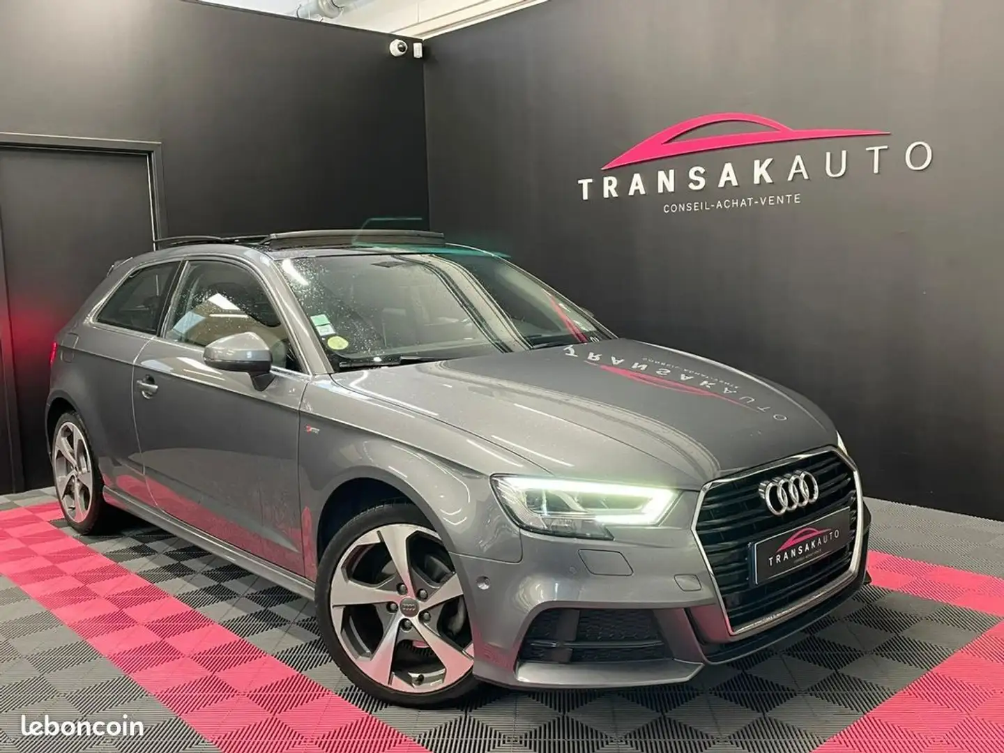Audi A3 2.0 TDI 150 S tronic 6 Line TOIT OUVRANT ORIGINE FRANCE Grau - 1