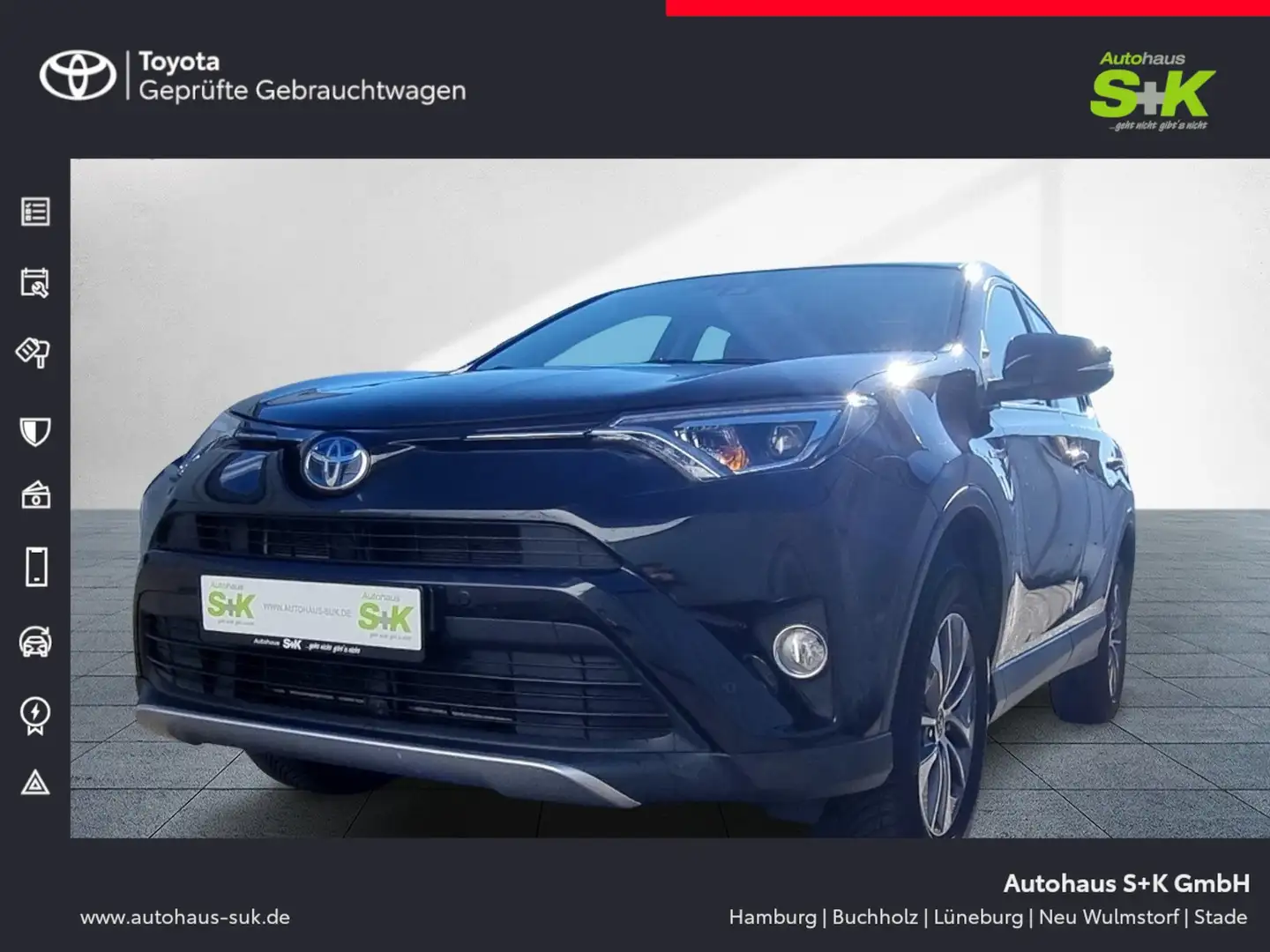Toyota RAV 4 RAV4 2,5l Hybrid, 145 kW (197 PS), 5-Türer, ABS Nero - 1