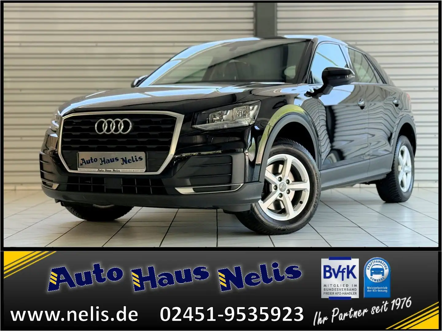 Audi Q2 1,0 TFSI Ultra LM-Felgen AHK Klimaanlage MMI- Schwarz - 1