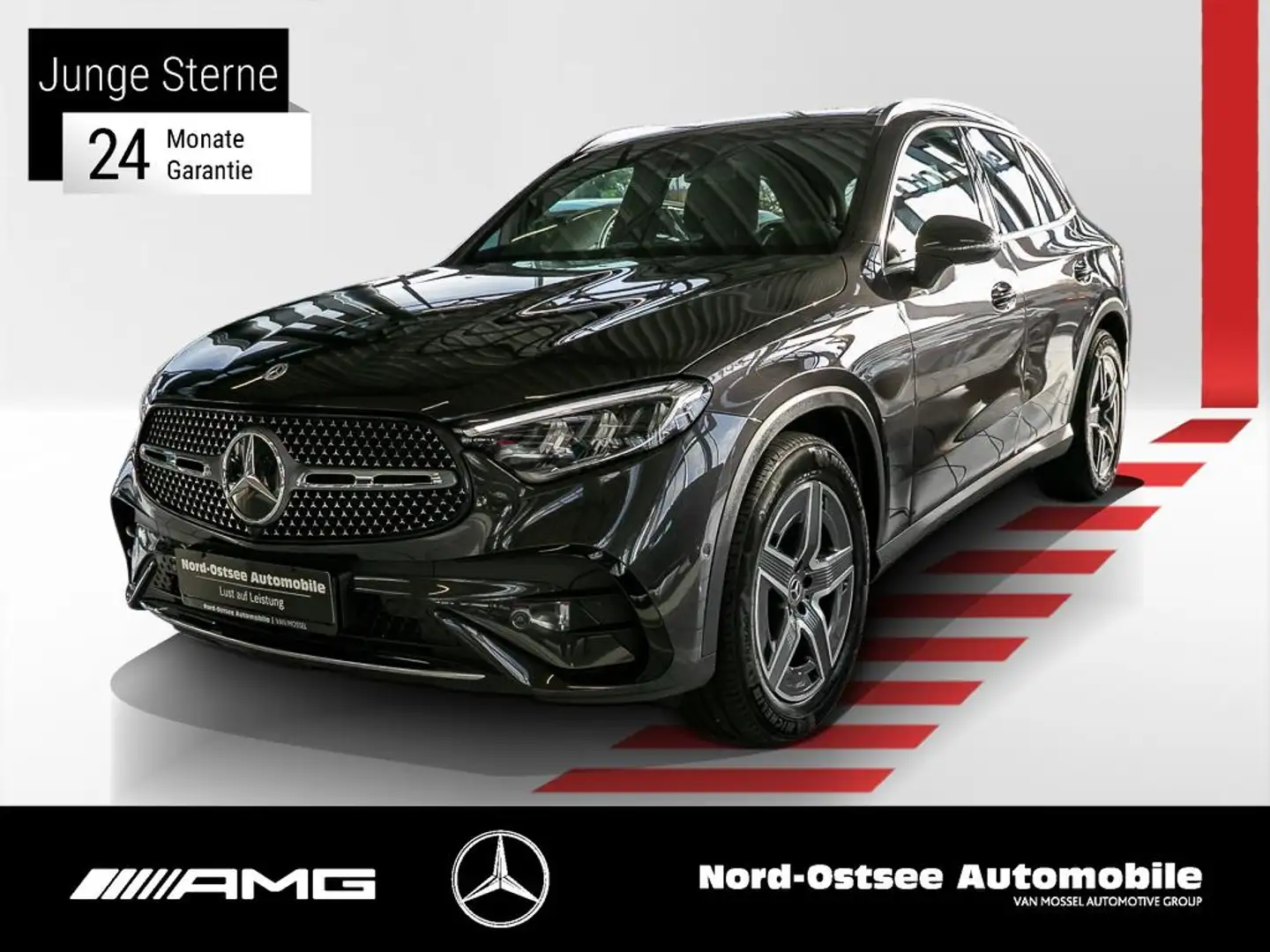 Mercedes-Benz GLC 300 d 4M AMG MBUX LED SHZ KLIMA NAVI Grau - 1