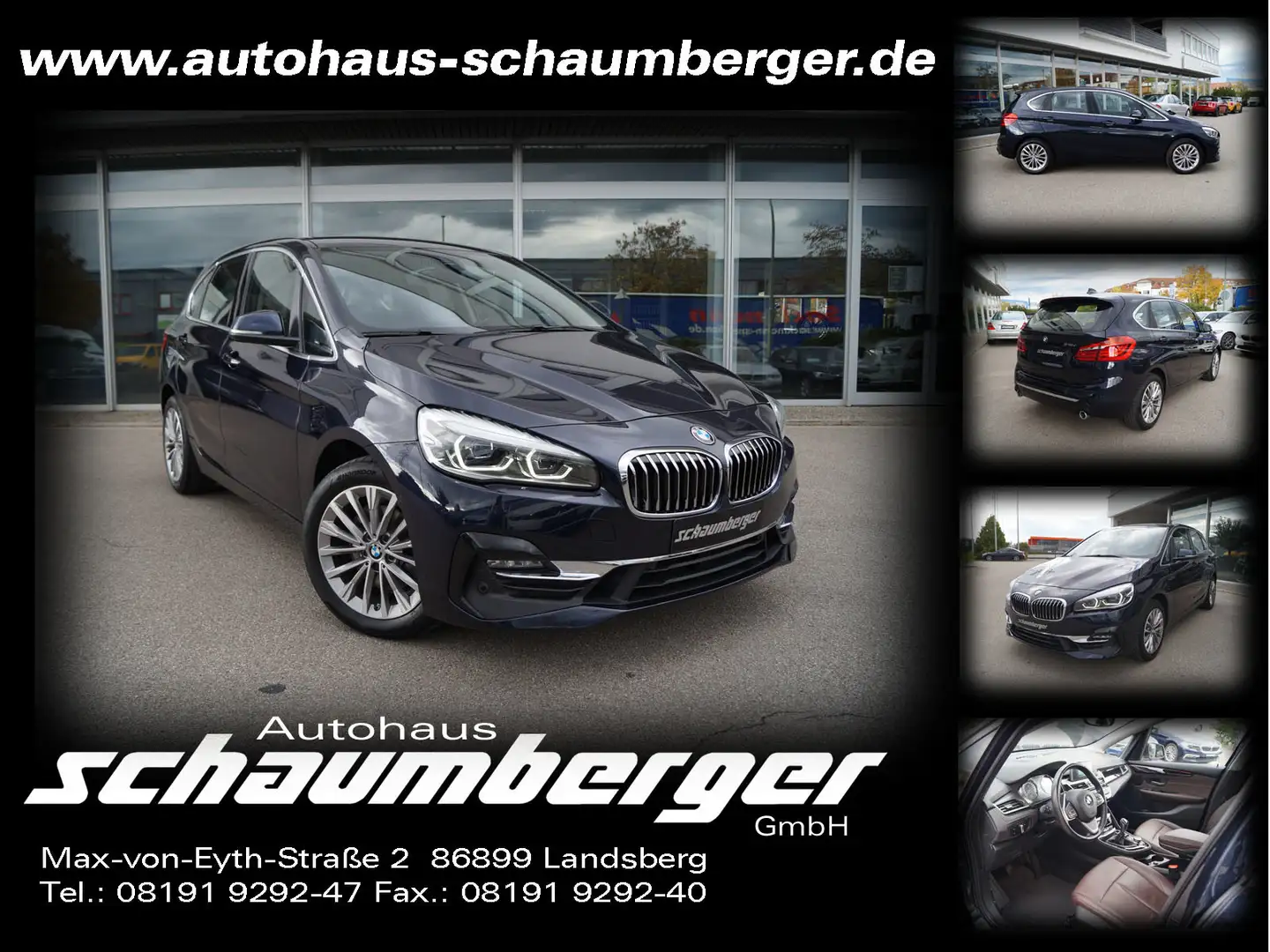 BMW 218 218d Active Tourer Luxury Line *Navi*Leder*LED Blau - 1