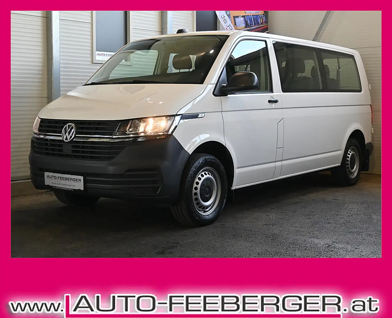 Volkswagen T6.1 Kombi T6.1 2.0 TDI 4Motion Kombi L2H1, 9-Sitzer, AHK,... Weiß - 1