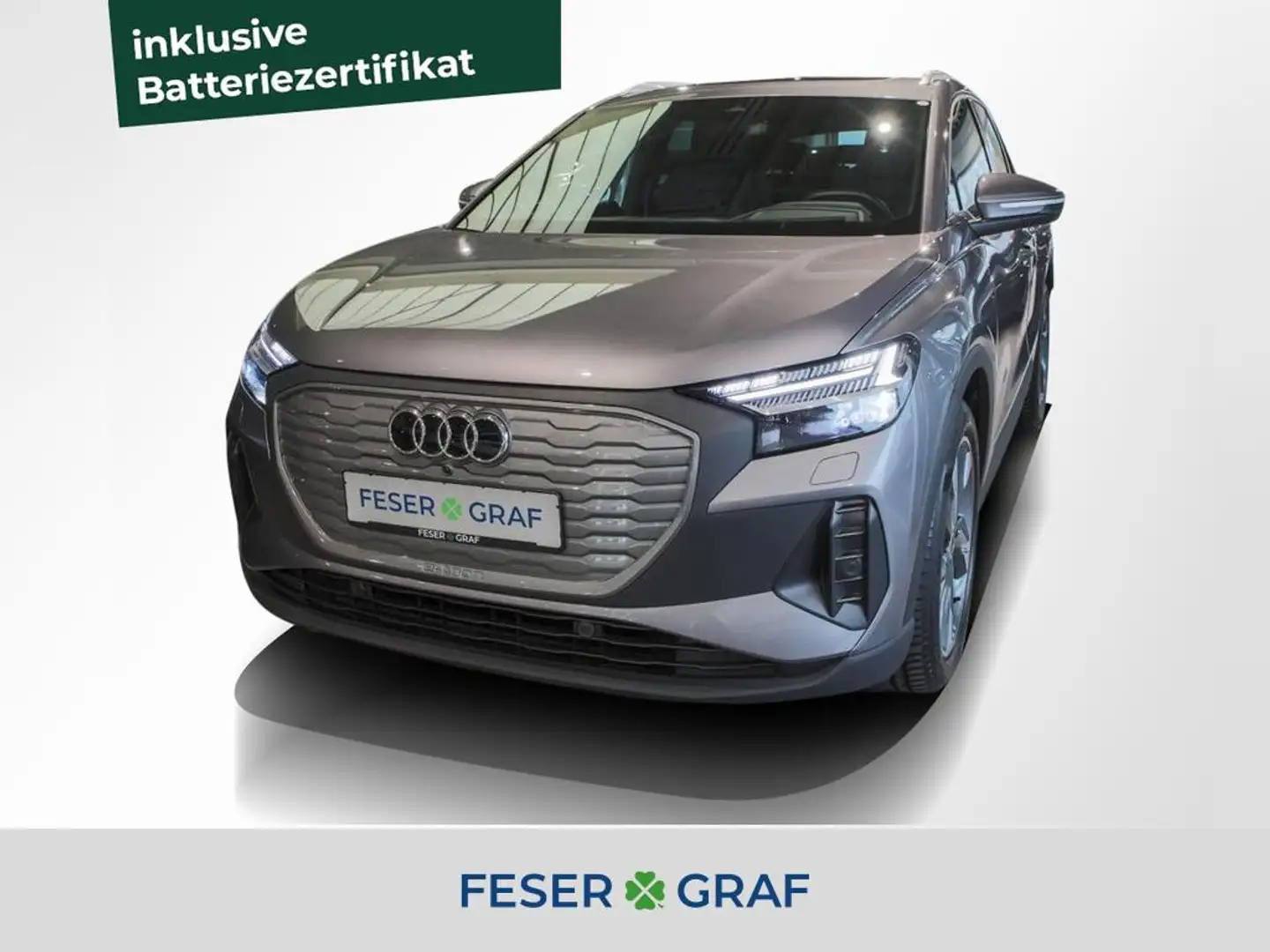 Audi Q4 e-tron 40 S line Int. ACC AHK Matrix Nav Pano Grau - 1
